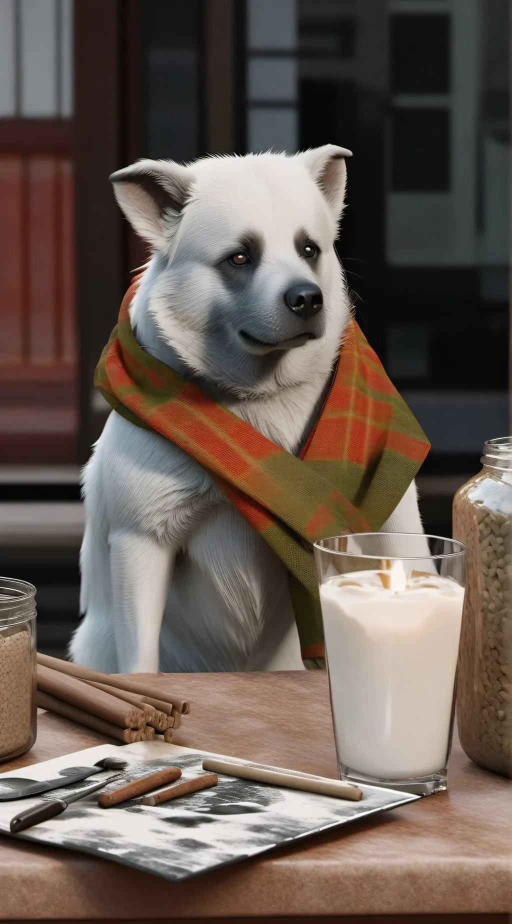 ai character: the dog background