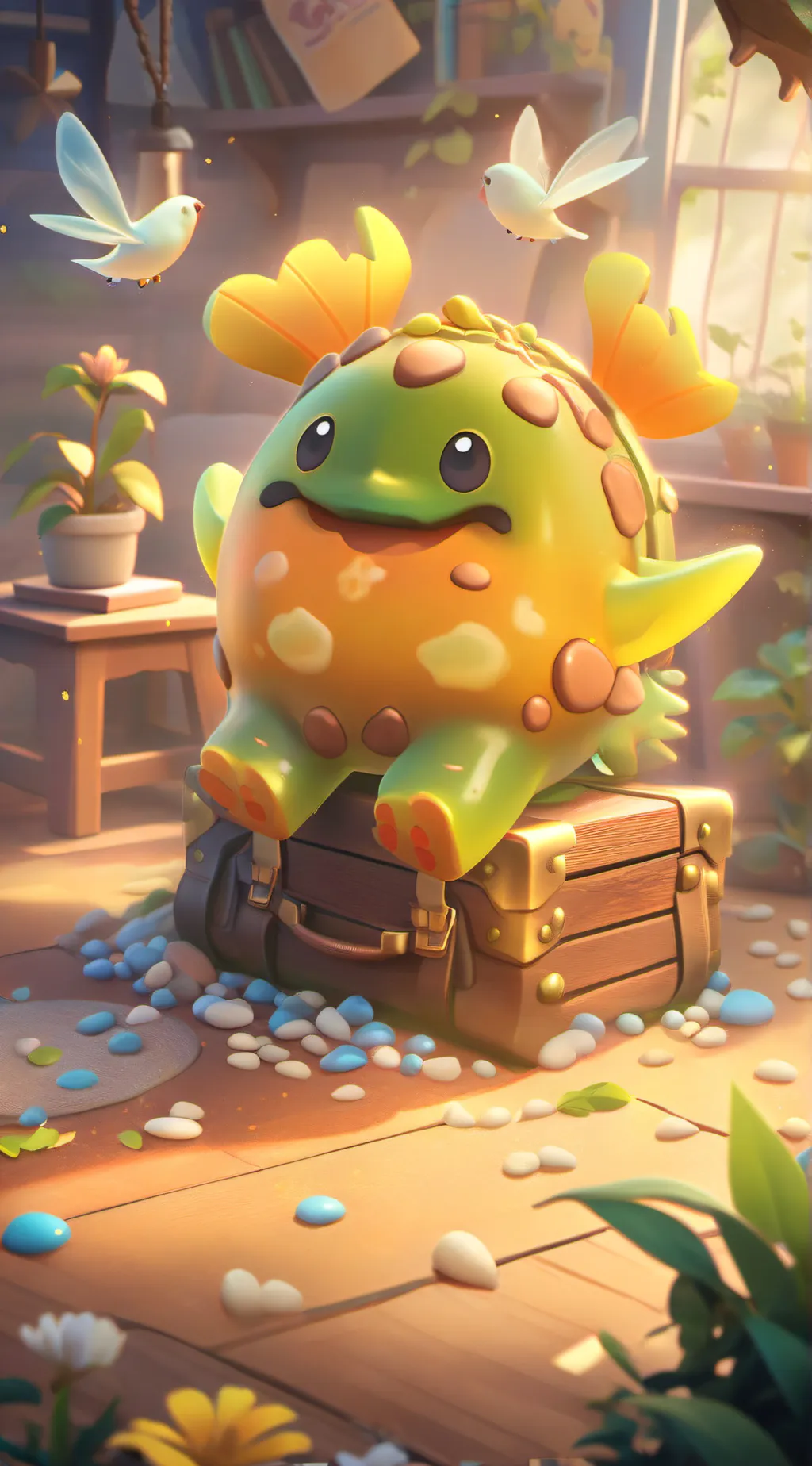 ai character: Bibo background