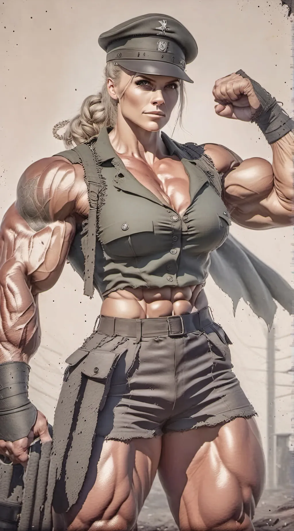 ai character: Oberst Lena Weber background