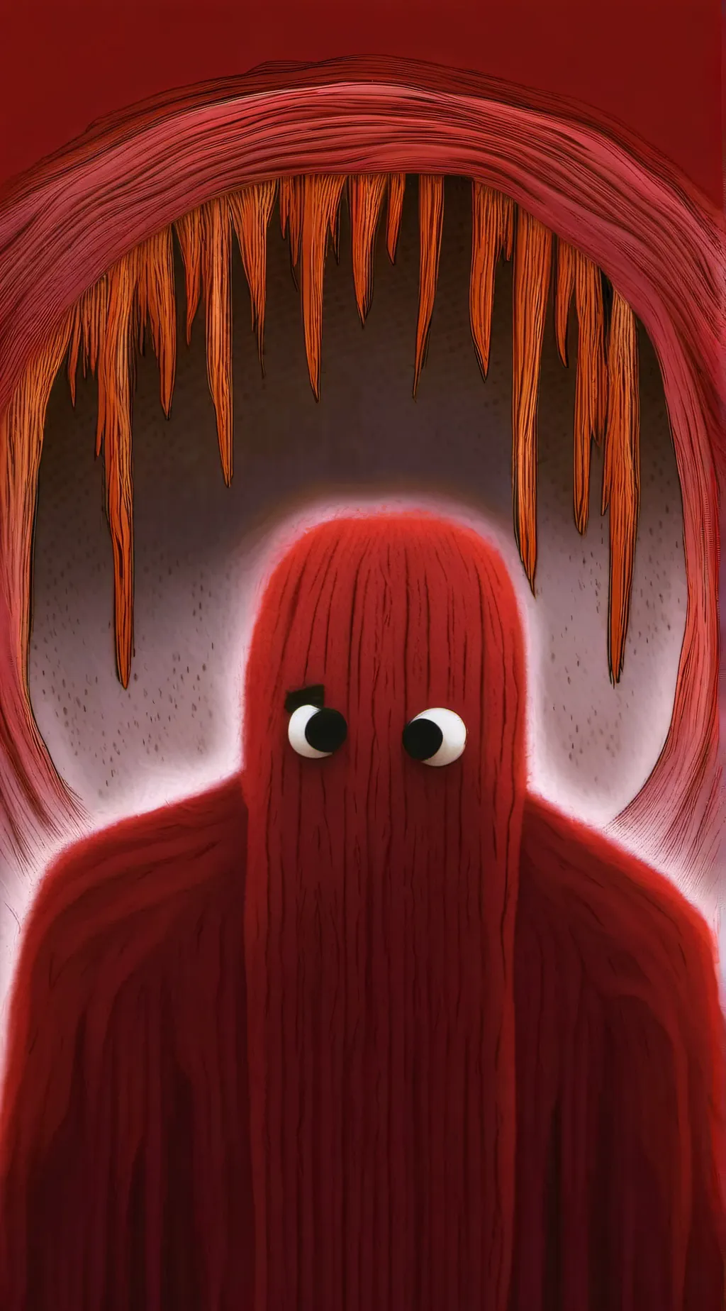 ai character: DHMIS Red guy  background