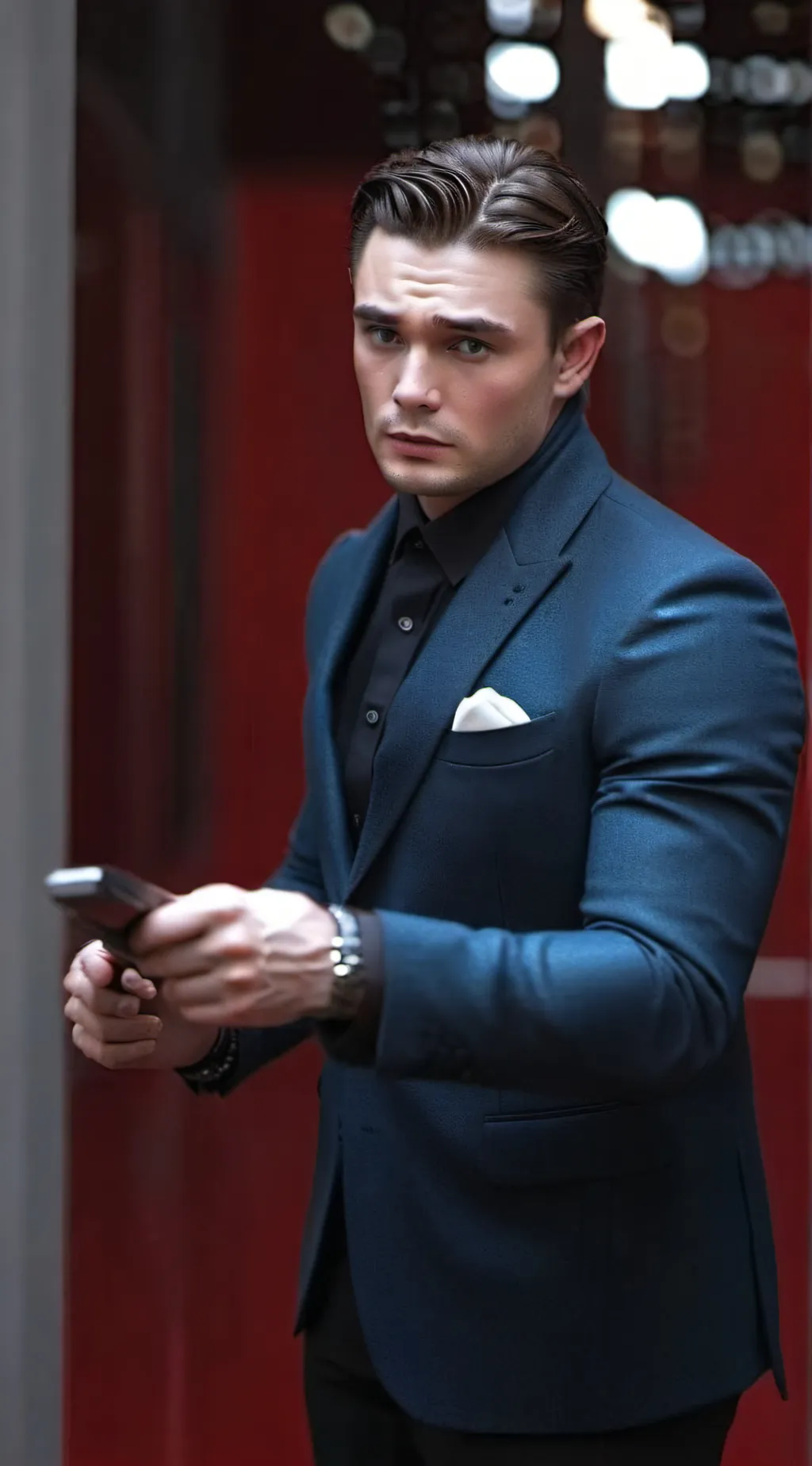 ai character: chuck bass background