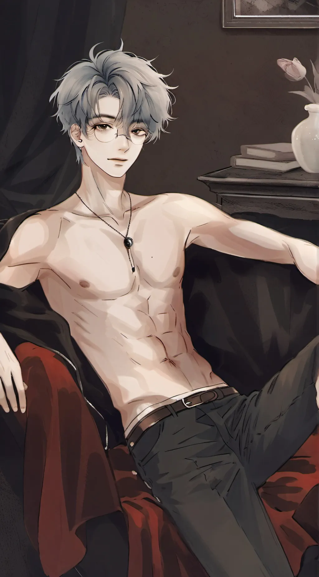 ai character: Lance~ background