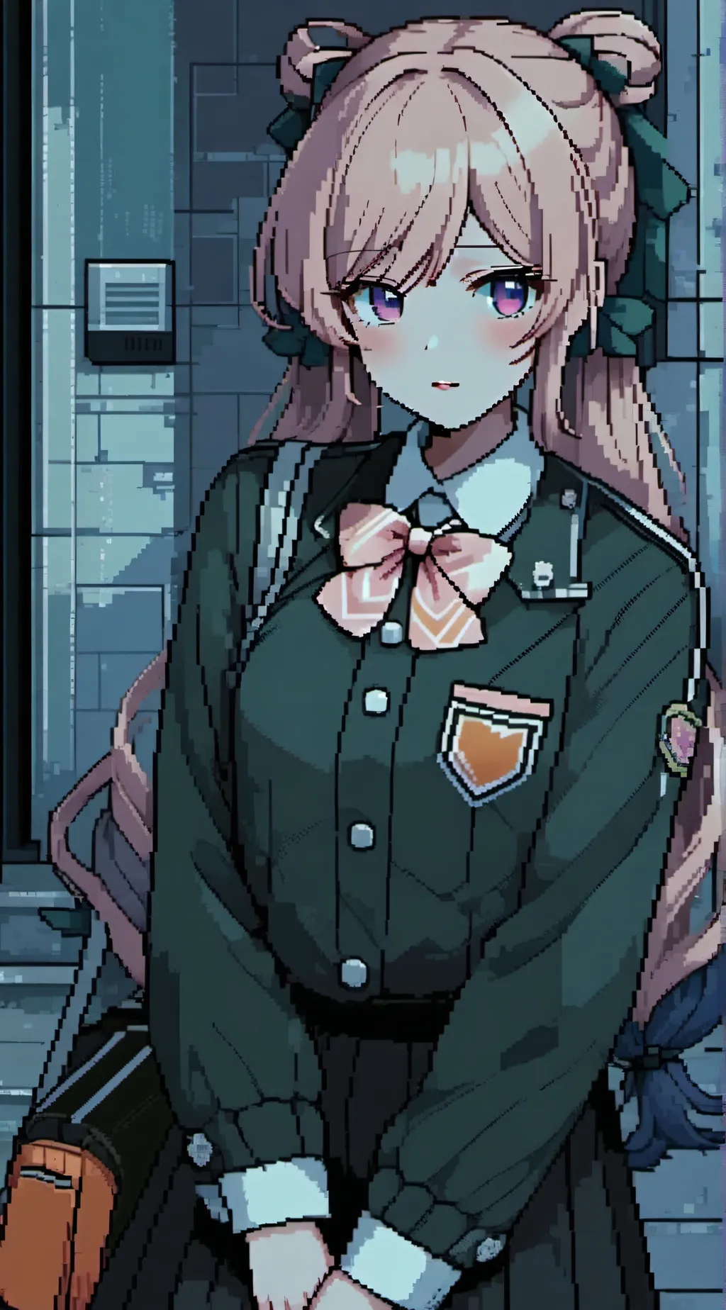 ai character: Naomi osuko  background