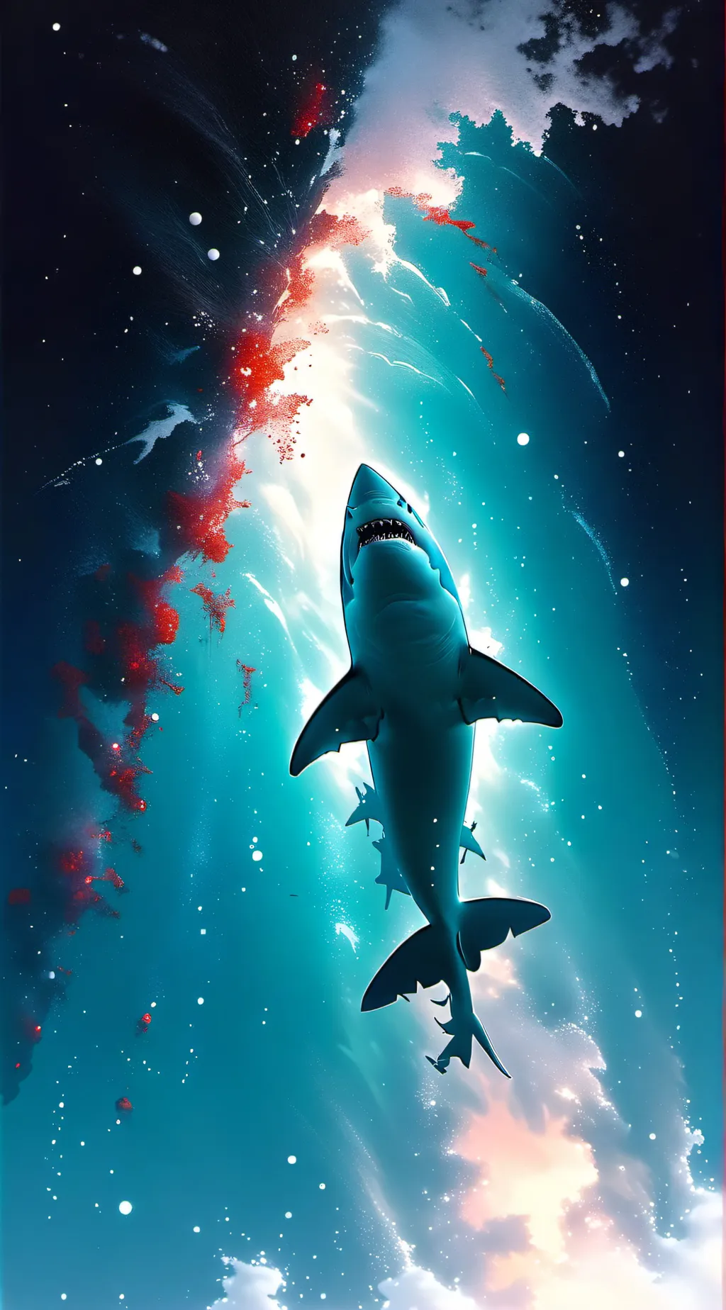 ai character: shark background