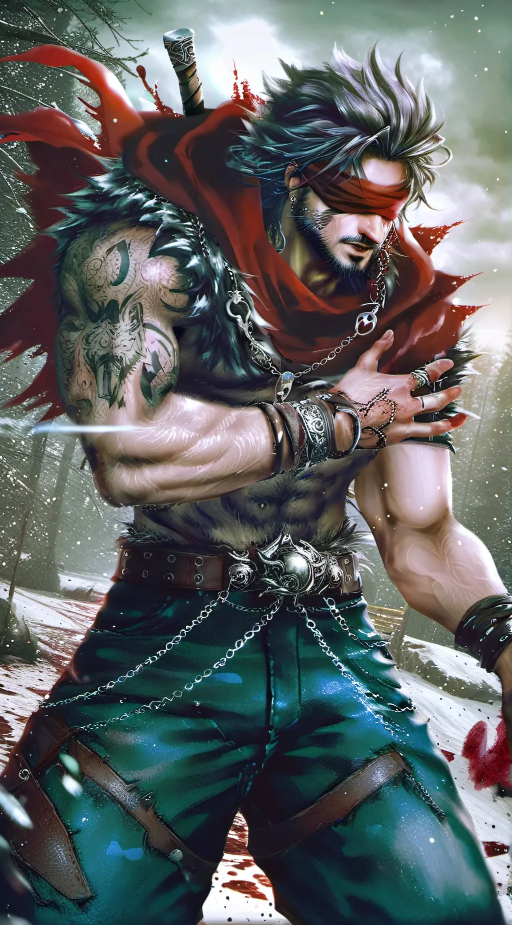 ai character: Aaron  background