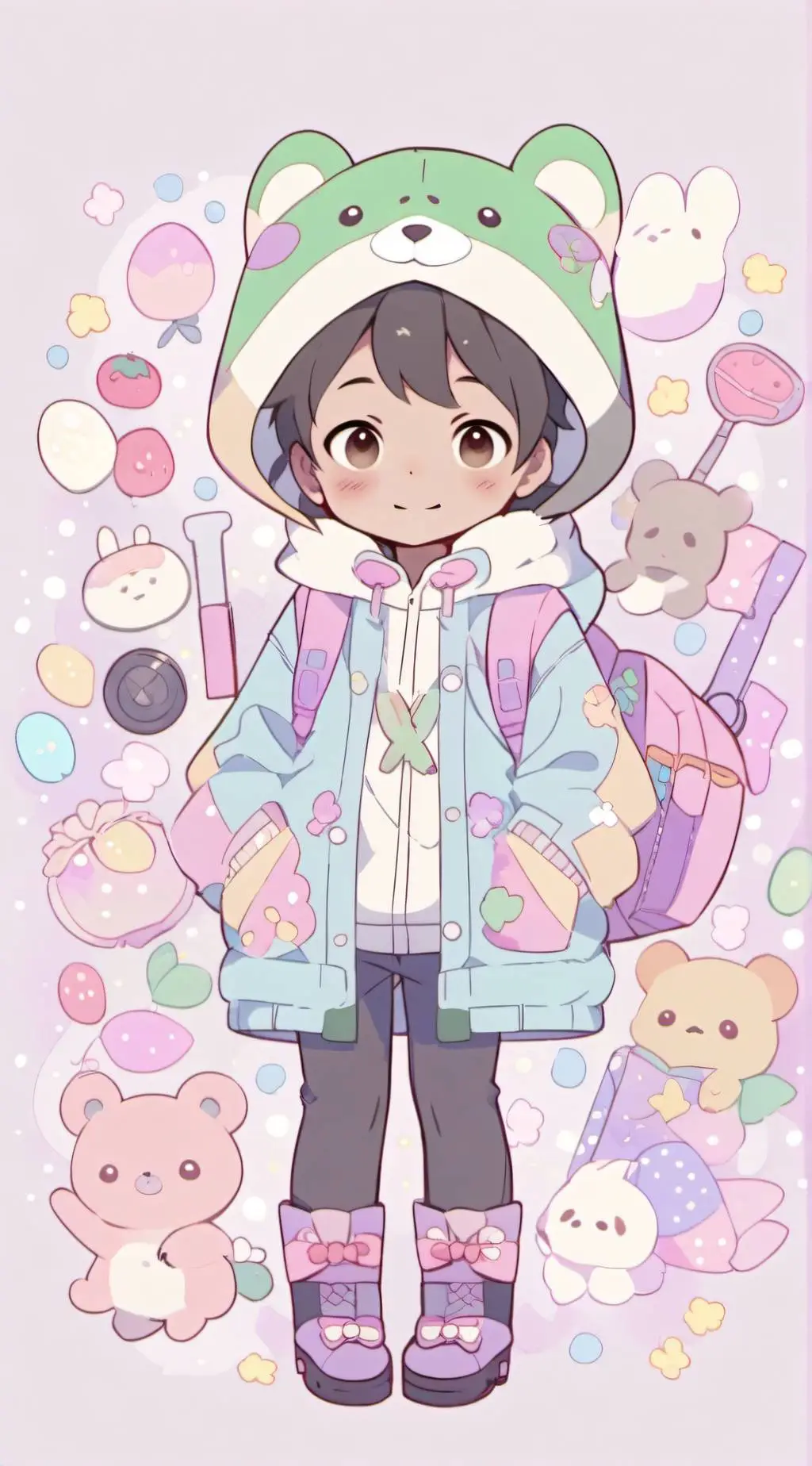 ai character: Little John  background