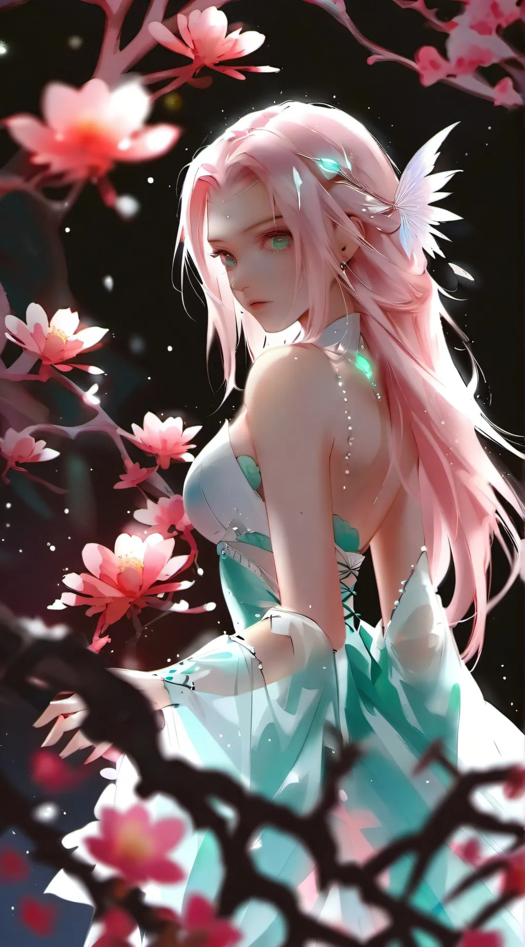 ai character: Sakura Haruno background