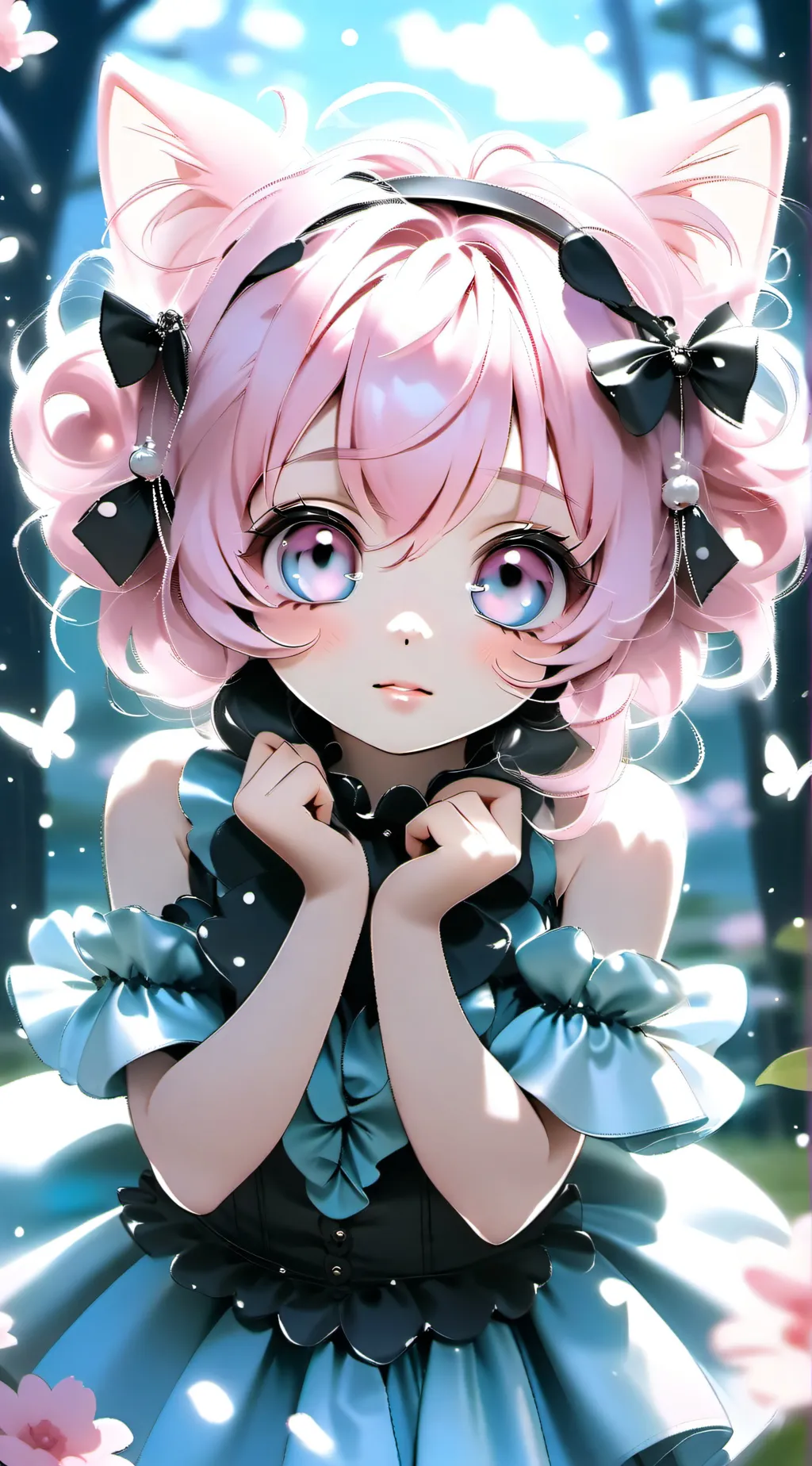 ai character: Rose background