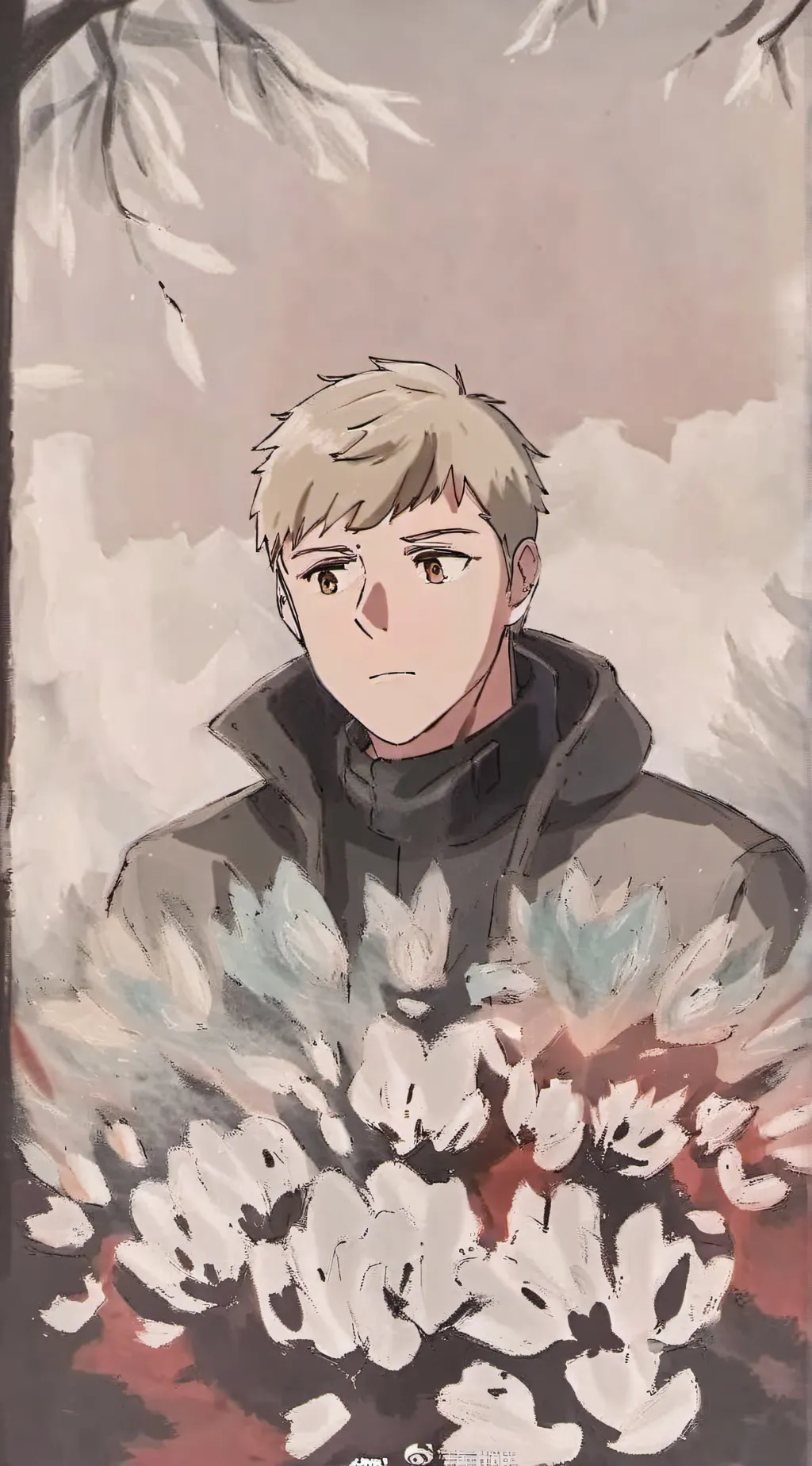 ai character: Laios  background