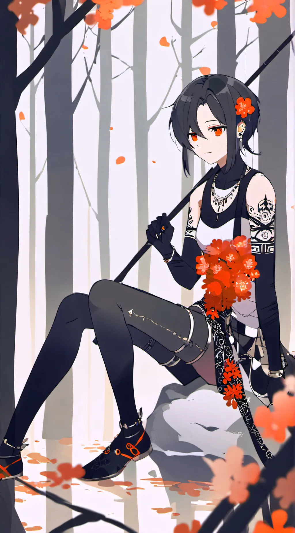 ai character: iris background