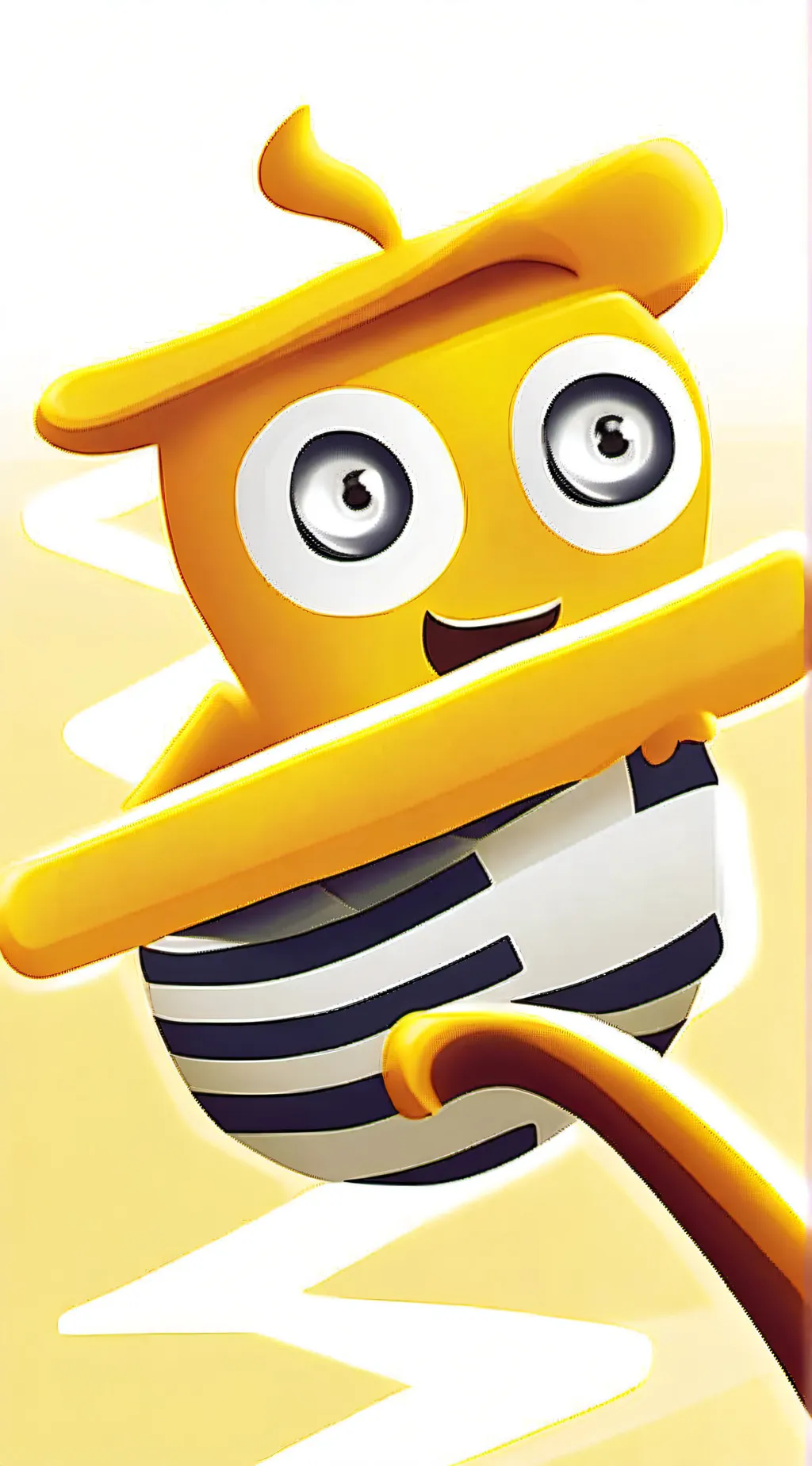 ai character: pi#% fruit  background