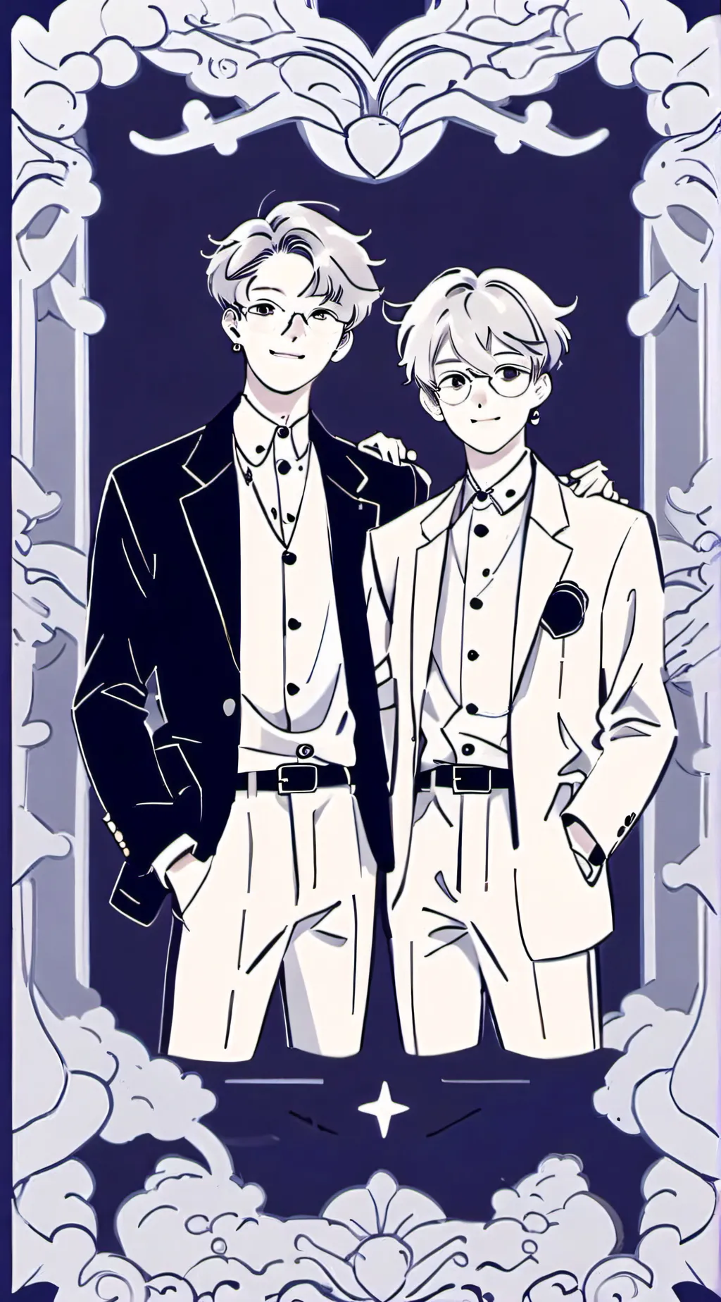 ai character: Alex and Jack  background