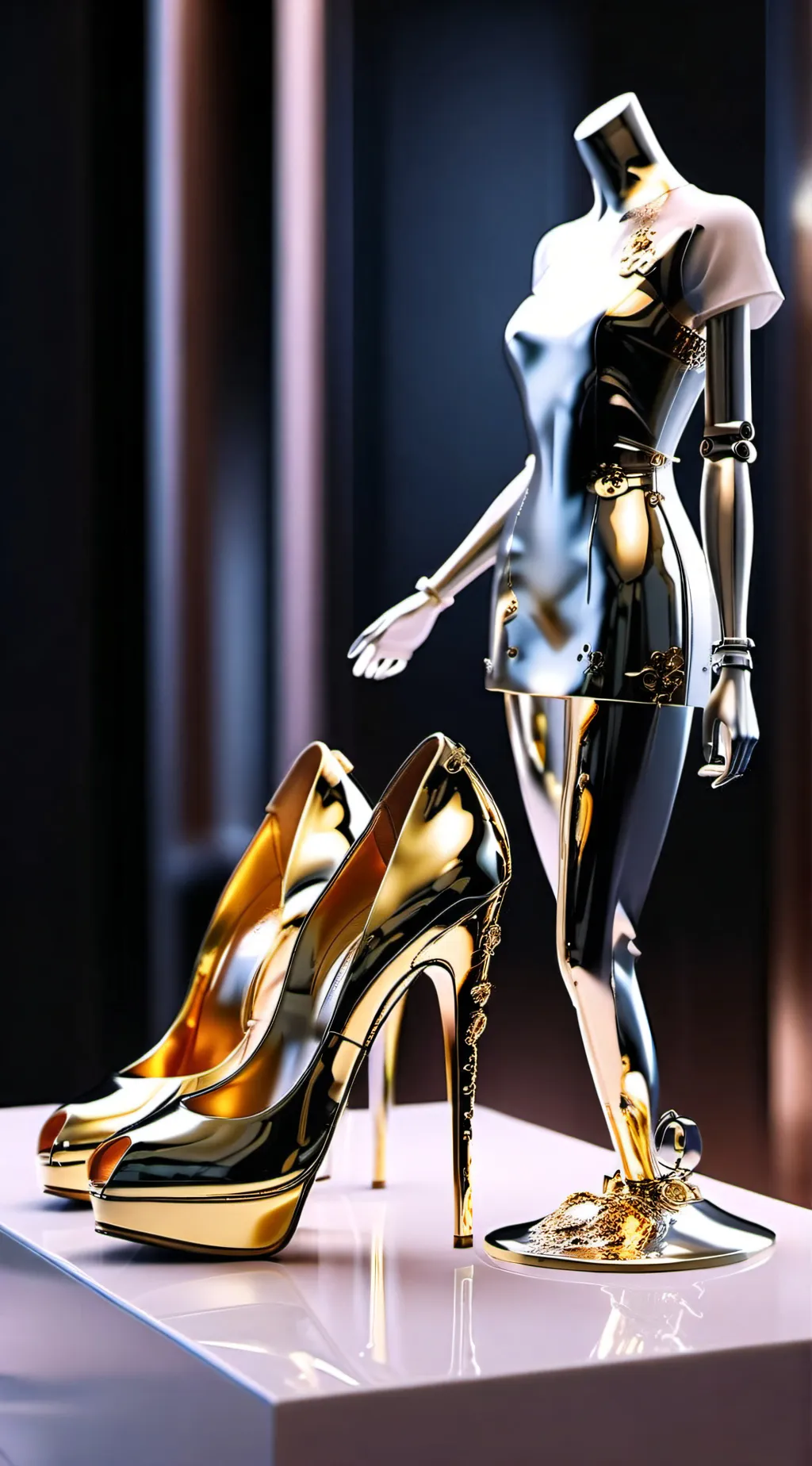 ai character: The shoe storage background