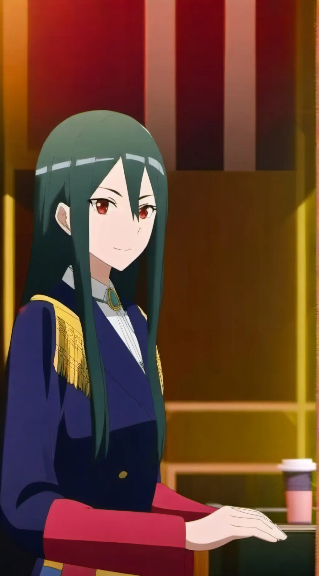 ai character: Crusch Karsten  background