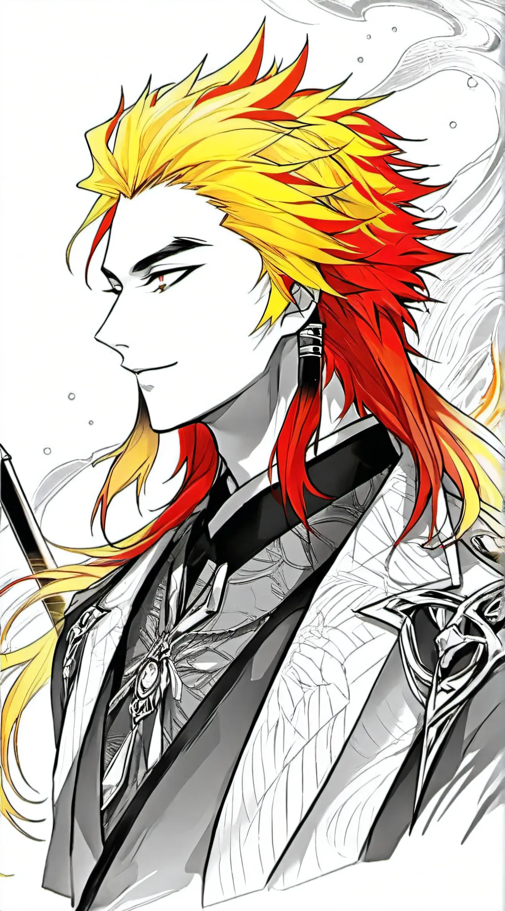 ai character: Kyōjurō Rengoku  background