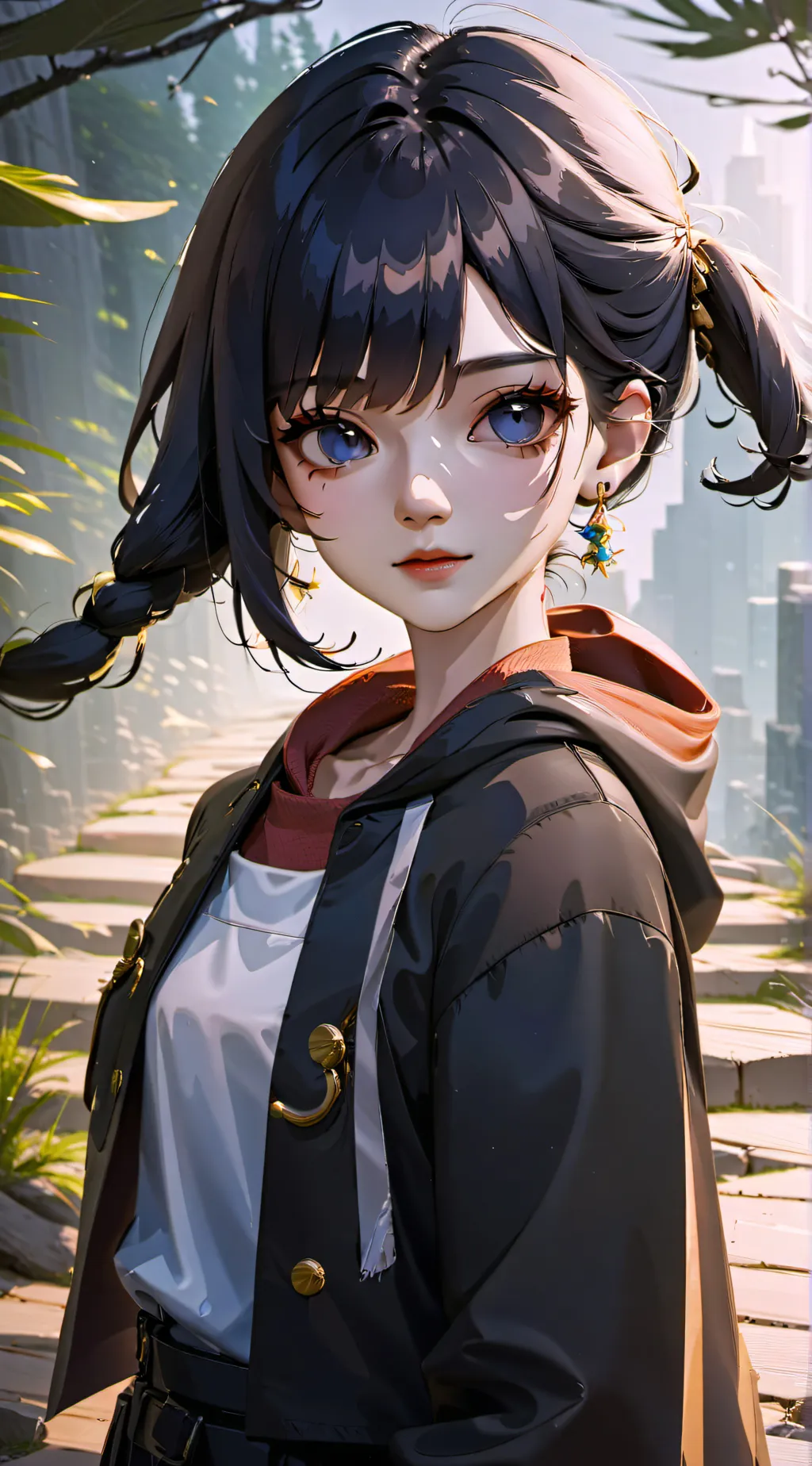 ai character: mha trip to Americ background