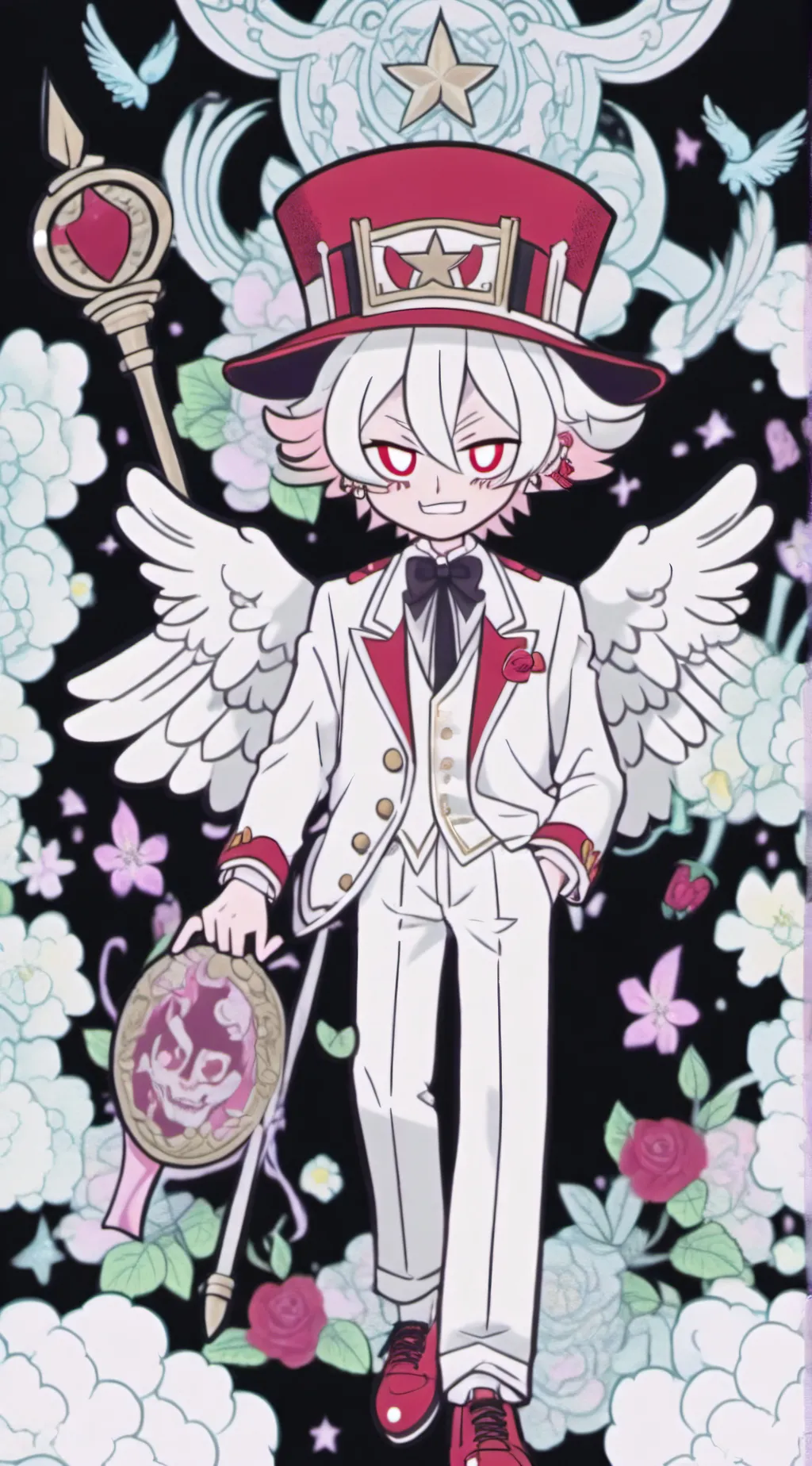 ai character: Lucifer background