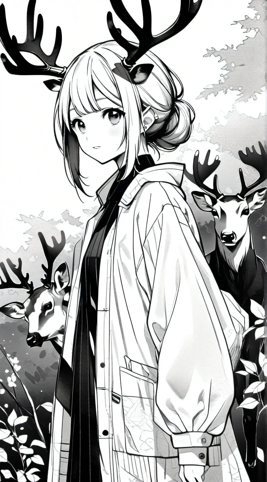 ai character: torako x Nokotan background