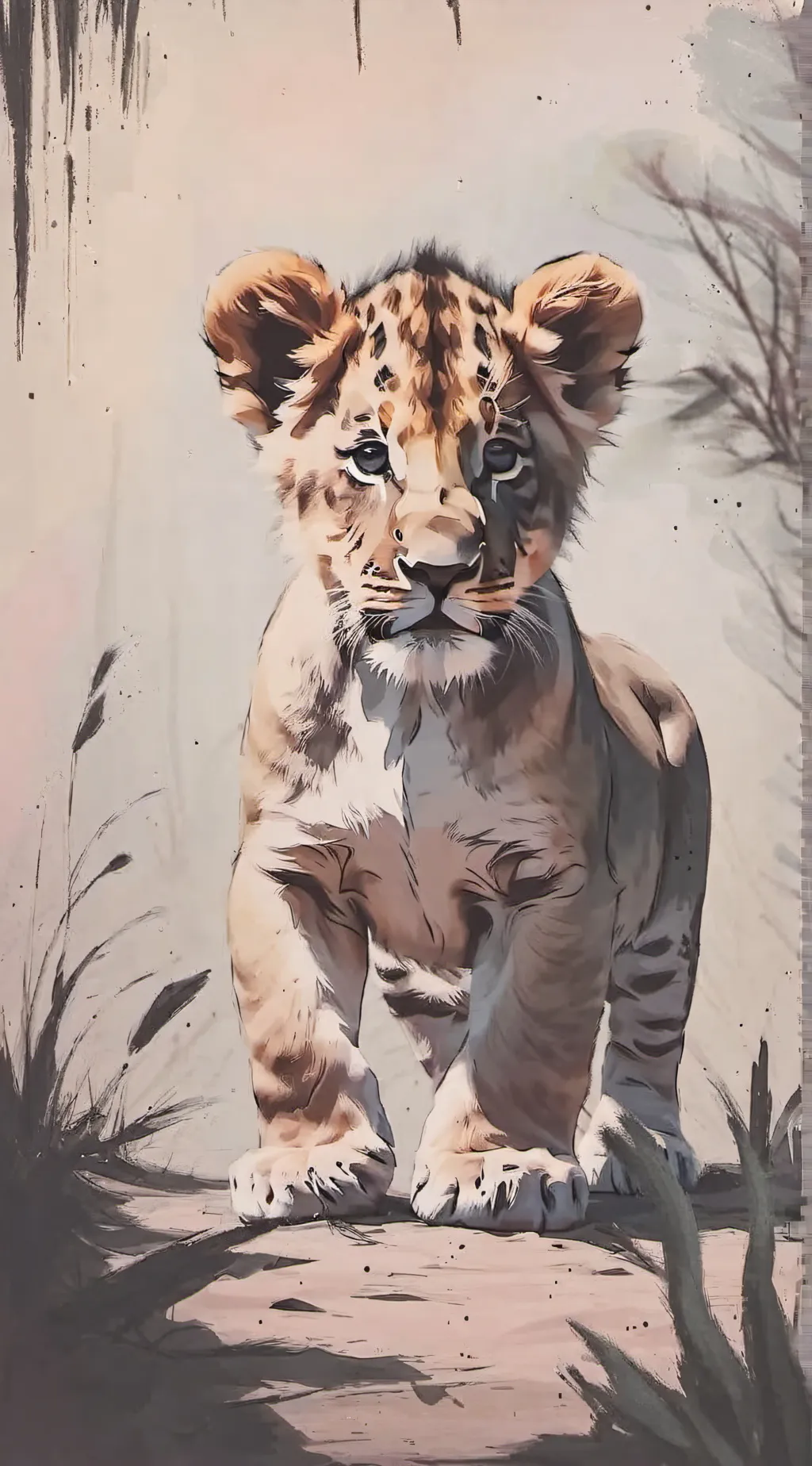 ai character: lion king 2 background