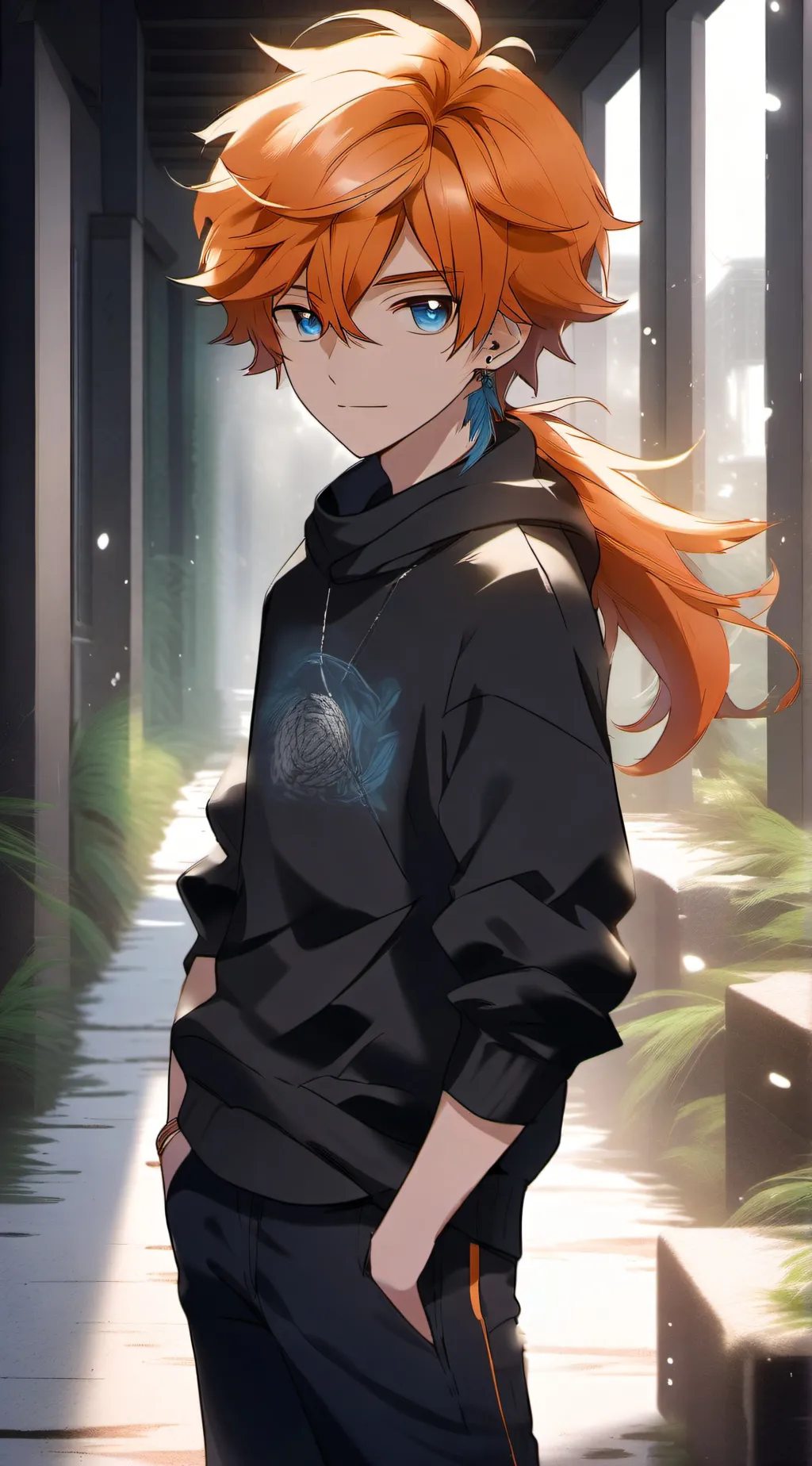 ai character: Chuuya Nakahara  background