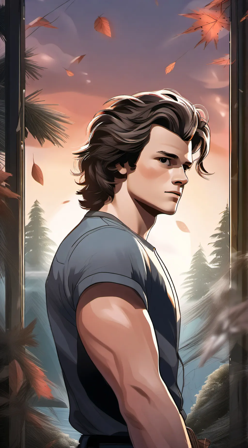 ai character: Steve Harrington background