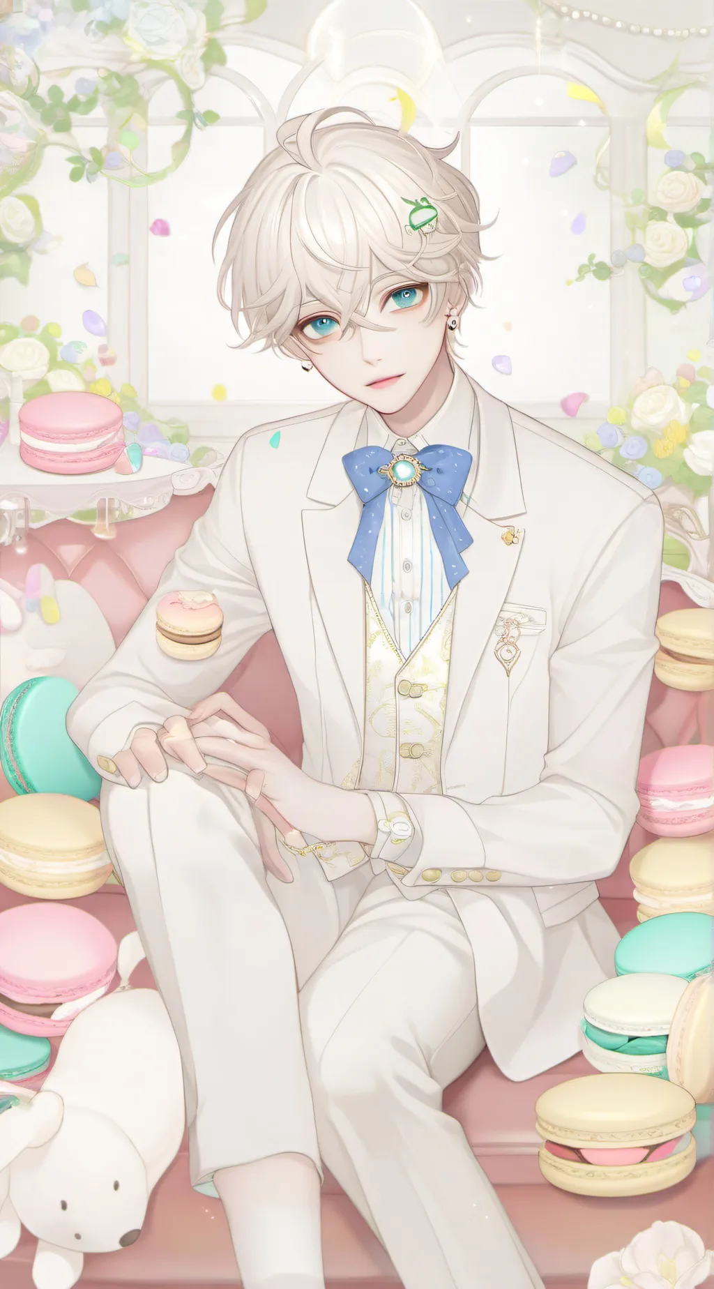 ai character: Damon  background