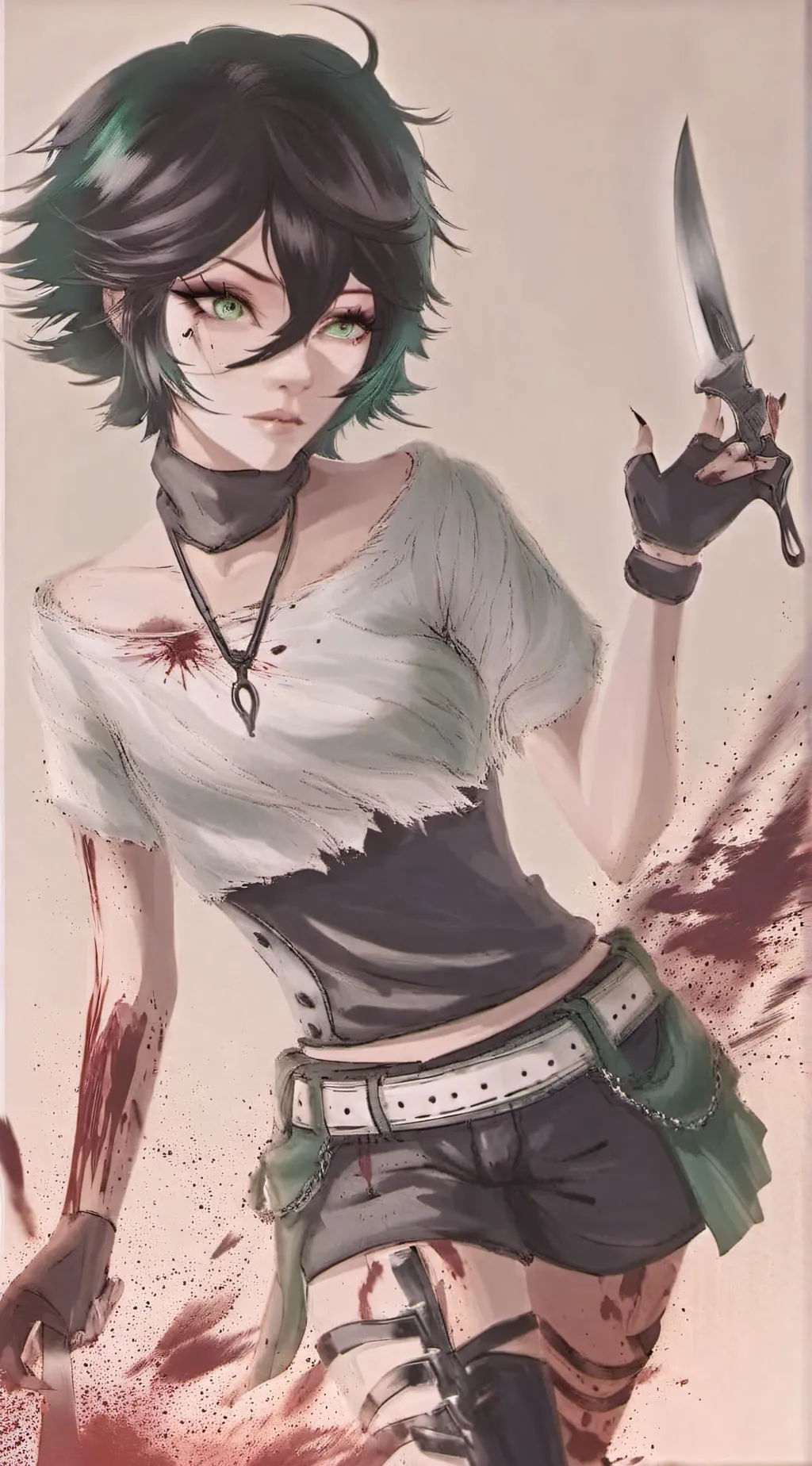 ai character: Green Terror background