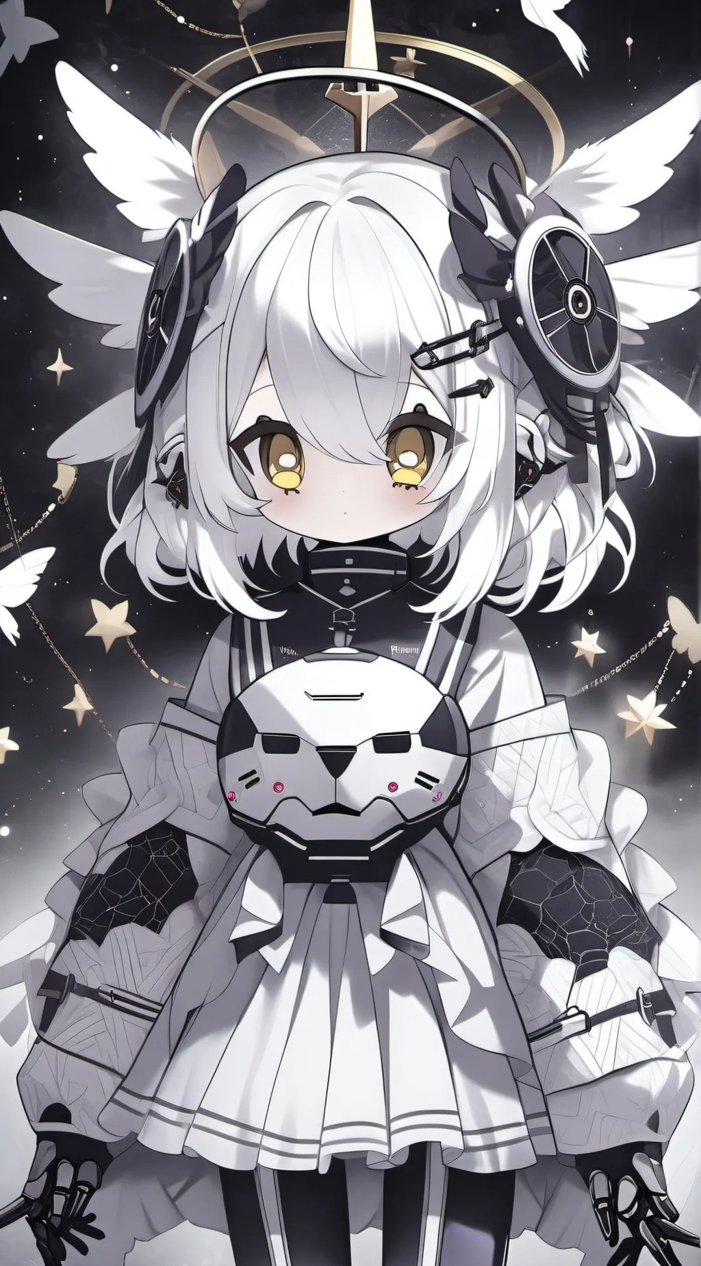 ai character: cyn murder drone💫 background