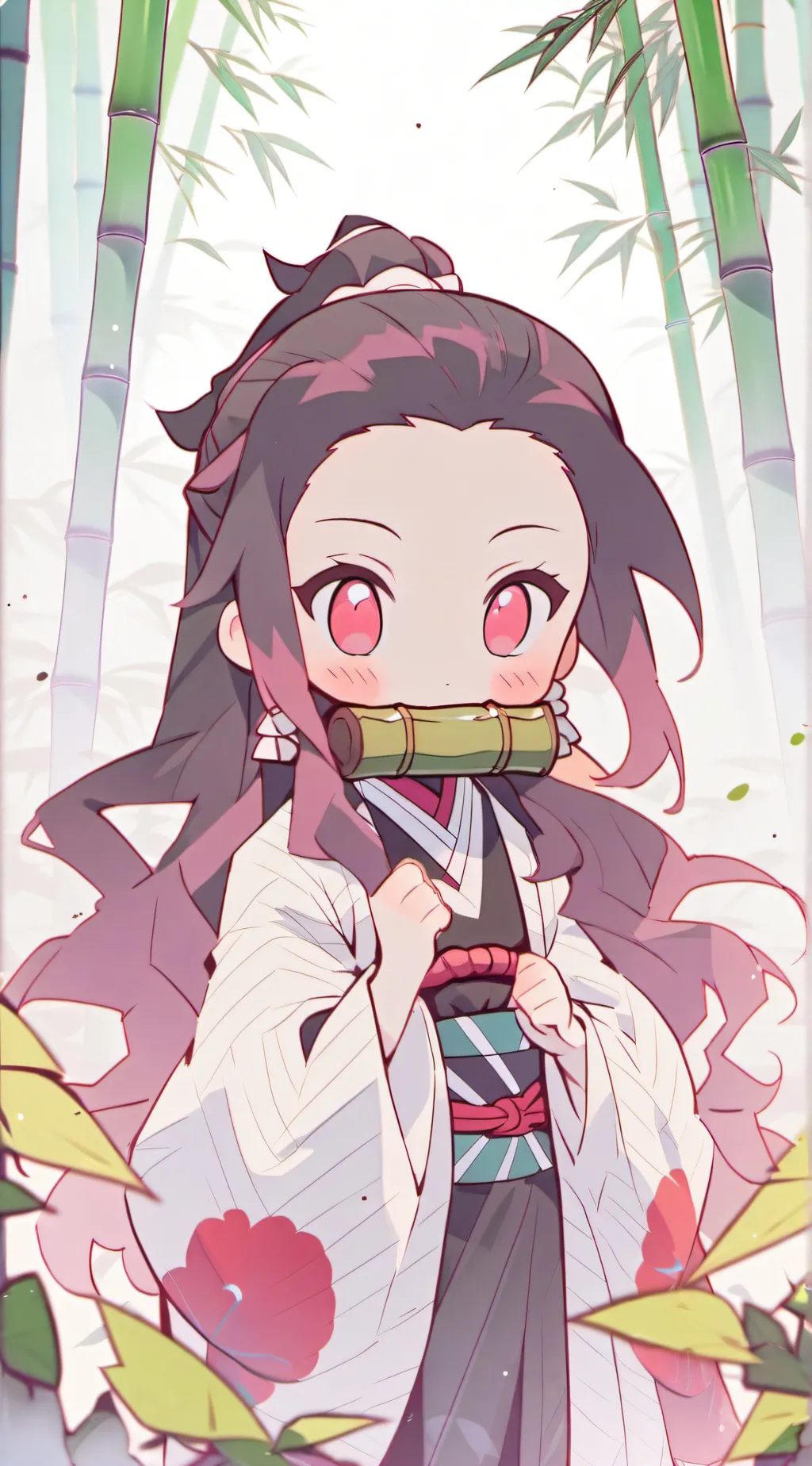 ai character: Nezuko  background
