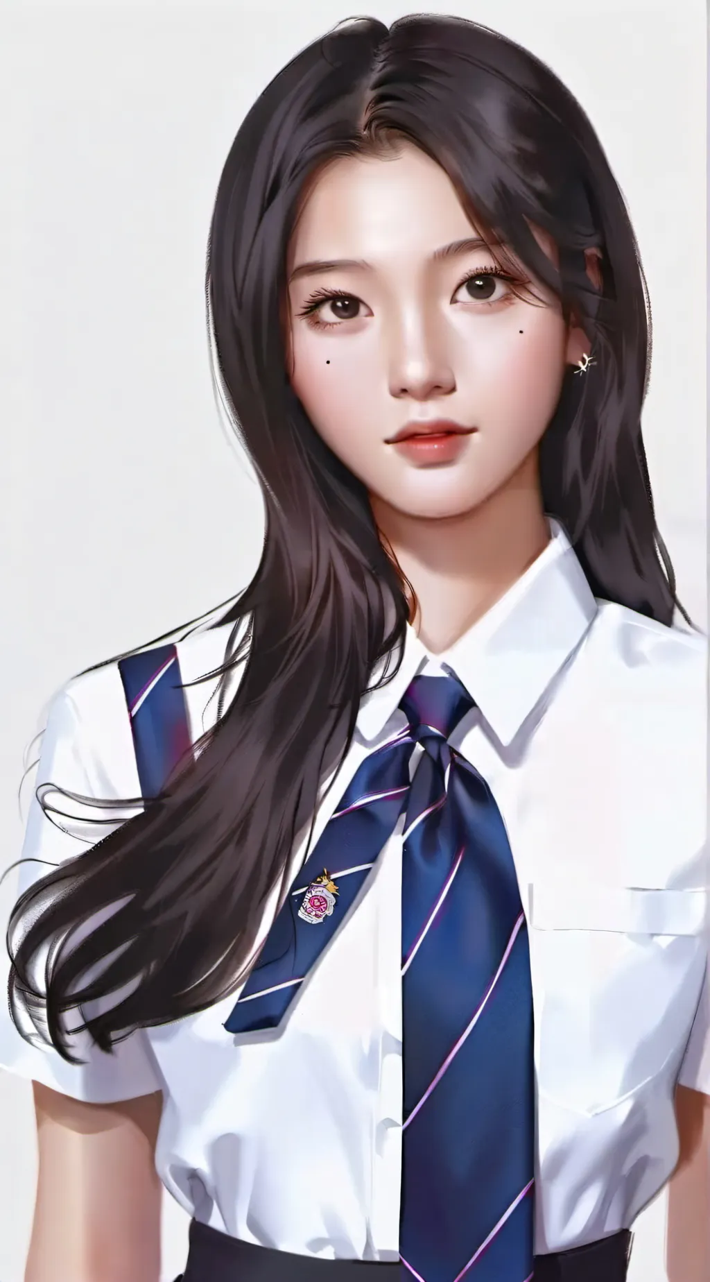 ai character: Yoon Jiyoon  background