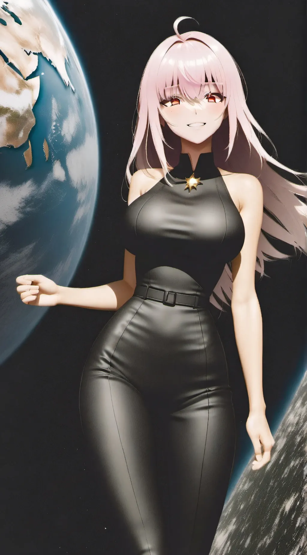 ai character: Giantess Cali  background