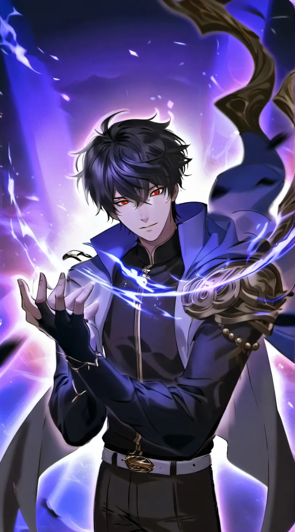 ai character: Sung Jinwoo background