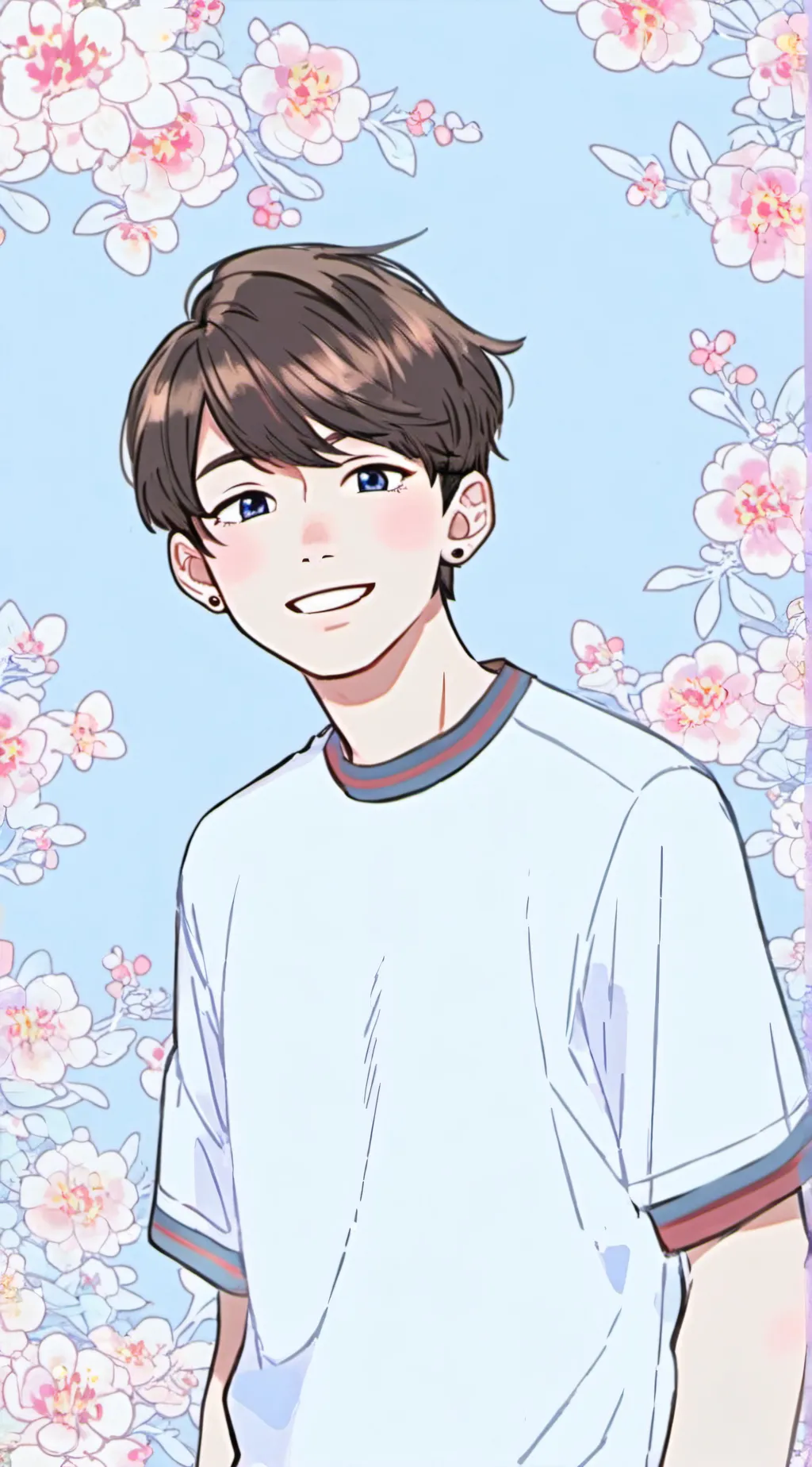 ai character: 🩵 Liam 🩵 background