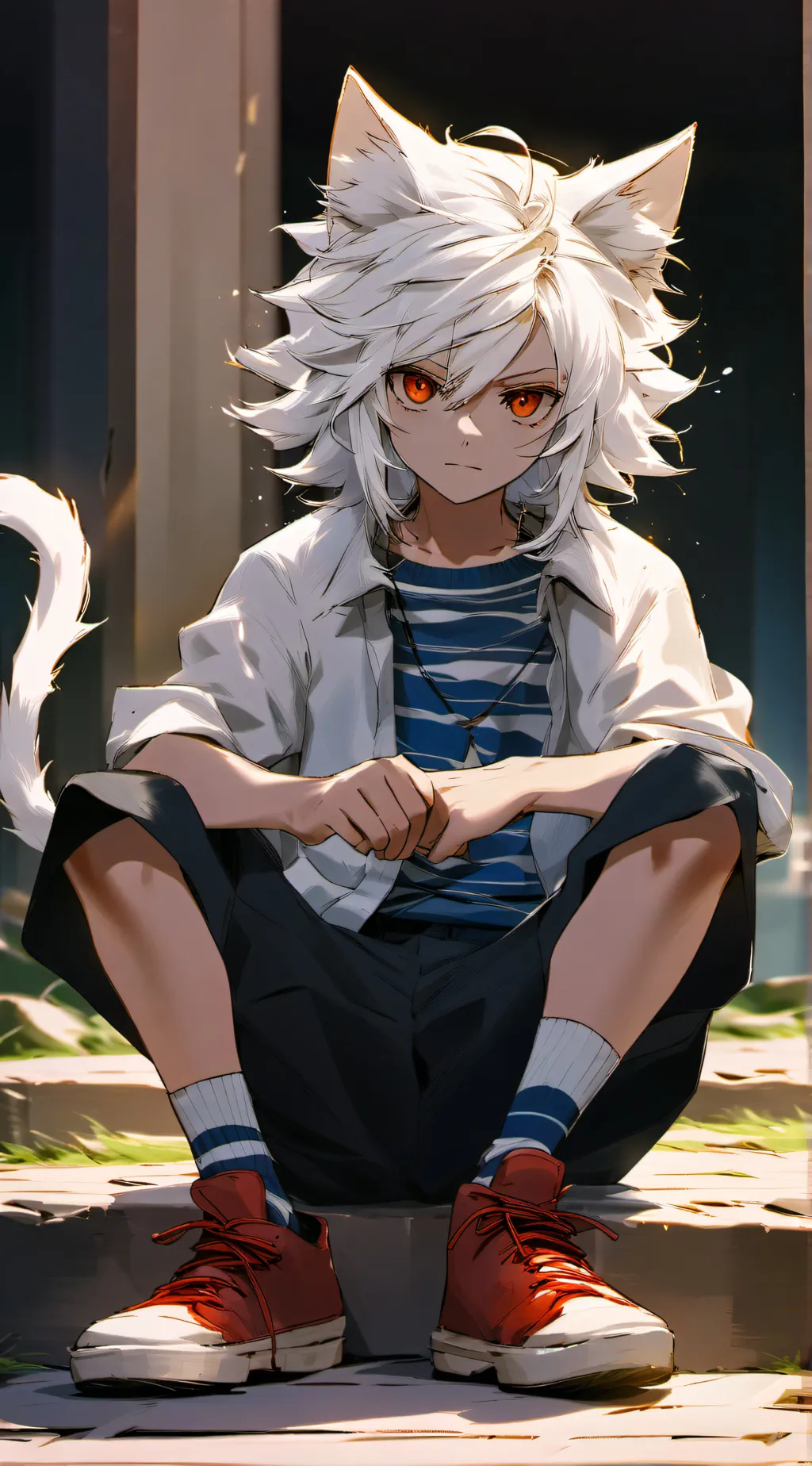ai character: neferpitou  background