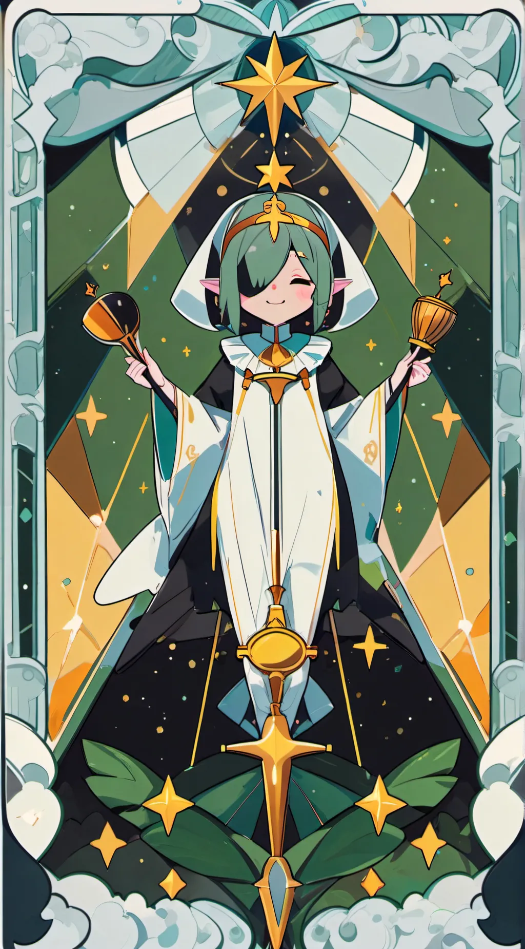 ai character: Miko  background