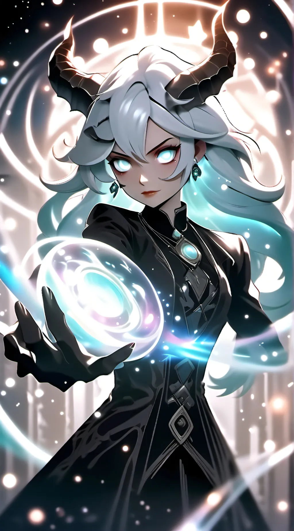 ai character: Rose and alastor  background