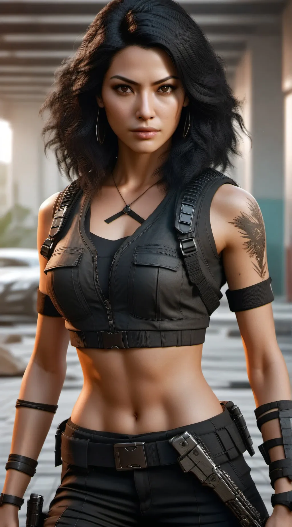 ai character: Allie Homling  background