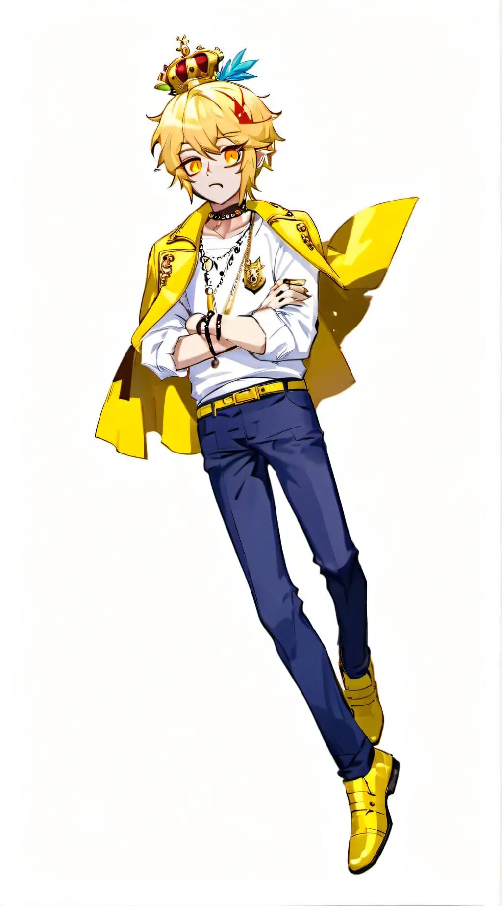 ai character: prince zam  background