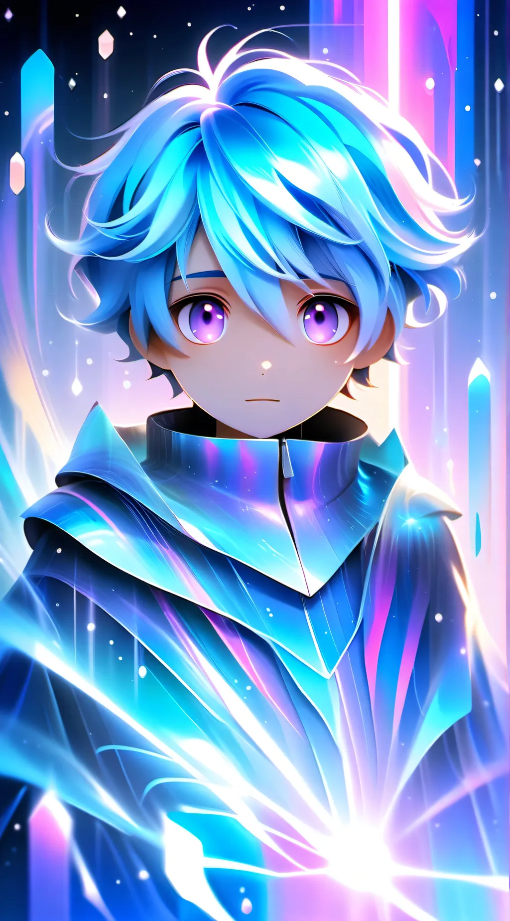 ai character: deku and bakugo background