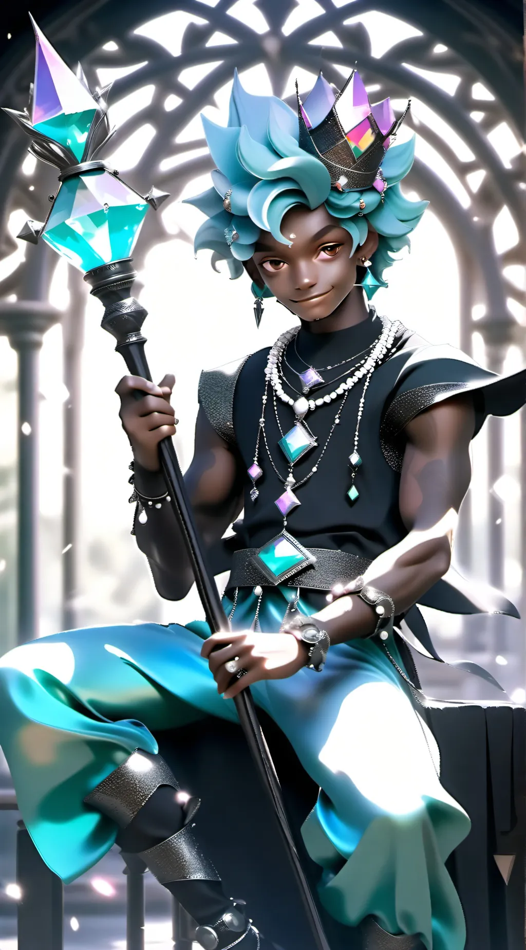 ai character: Diamond Giggle  background