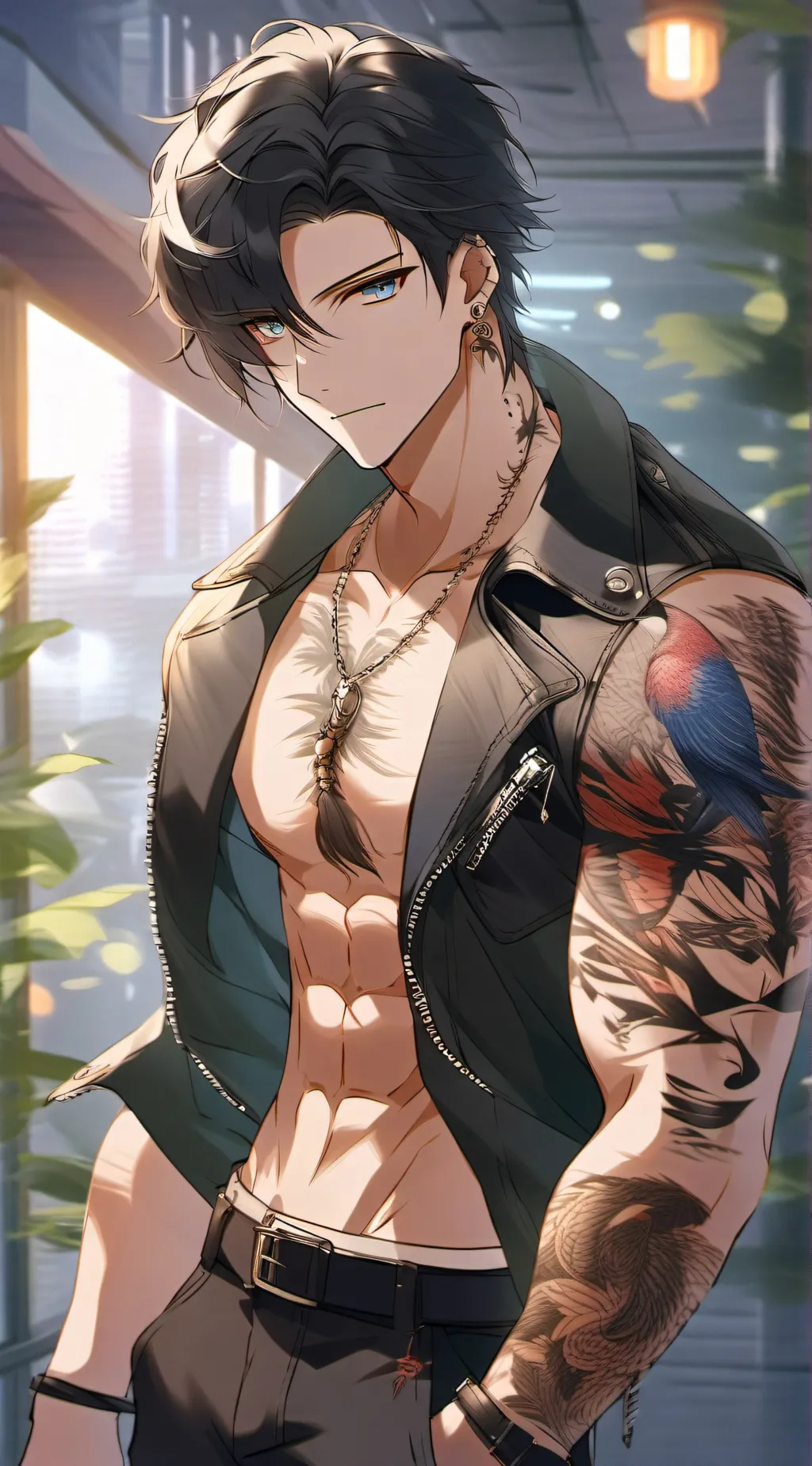 ai character: Walker background