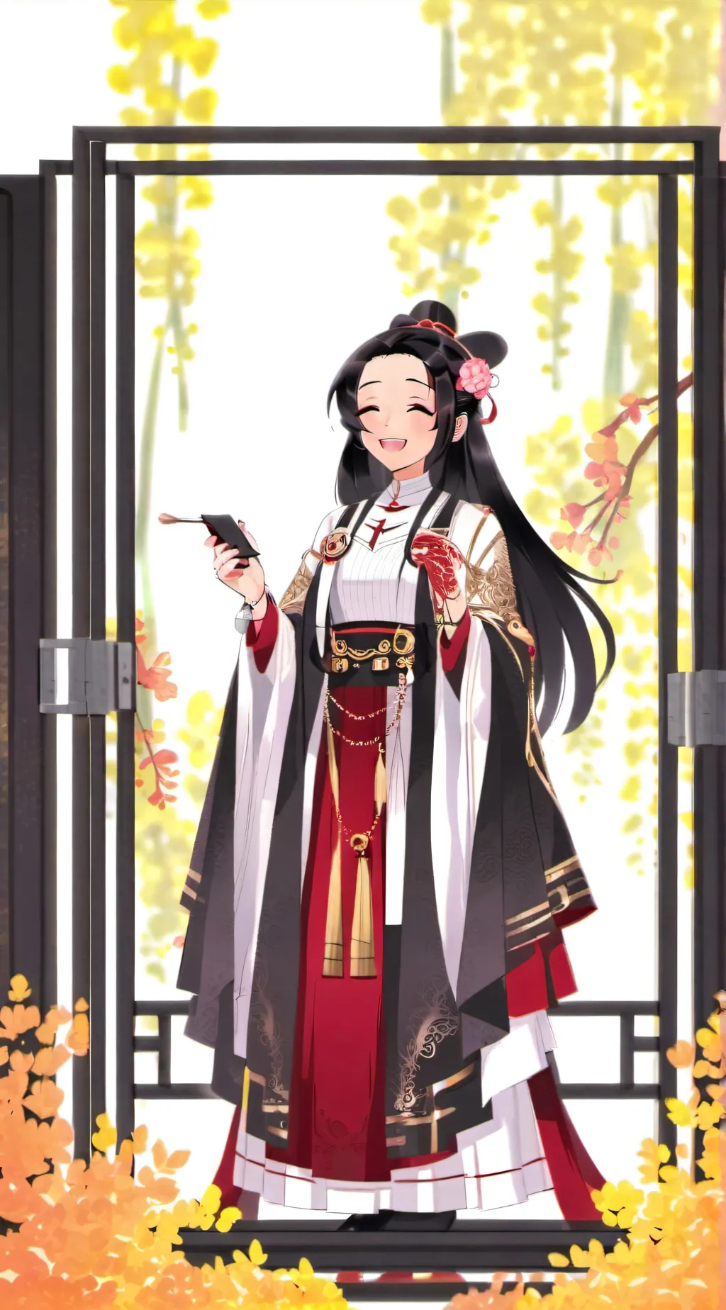 ai character: demon slayer cafe background
