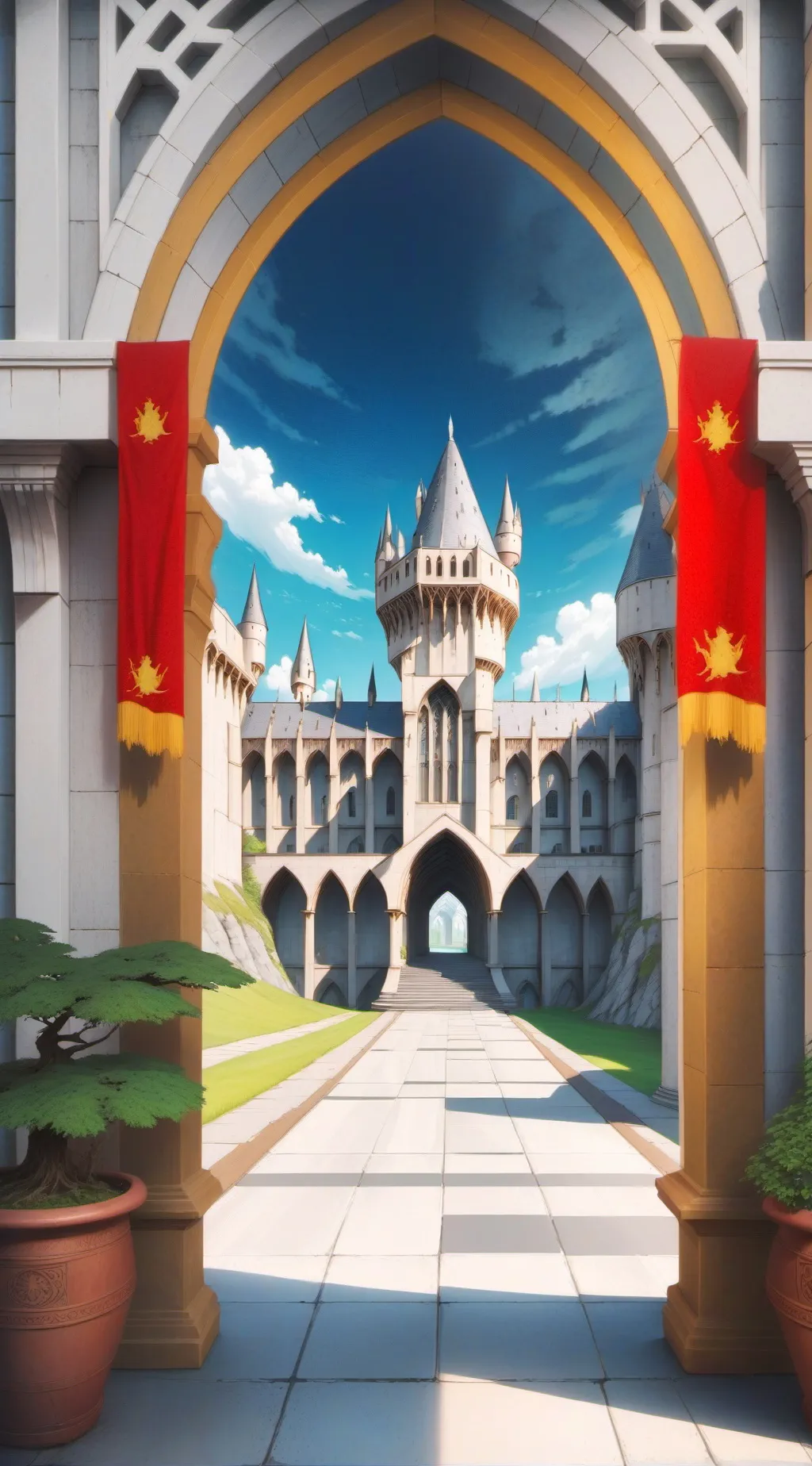 ai character: Hogwarts background