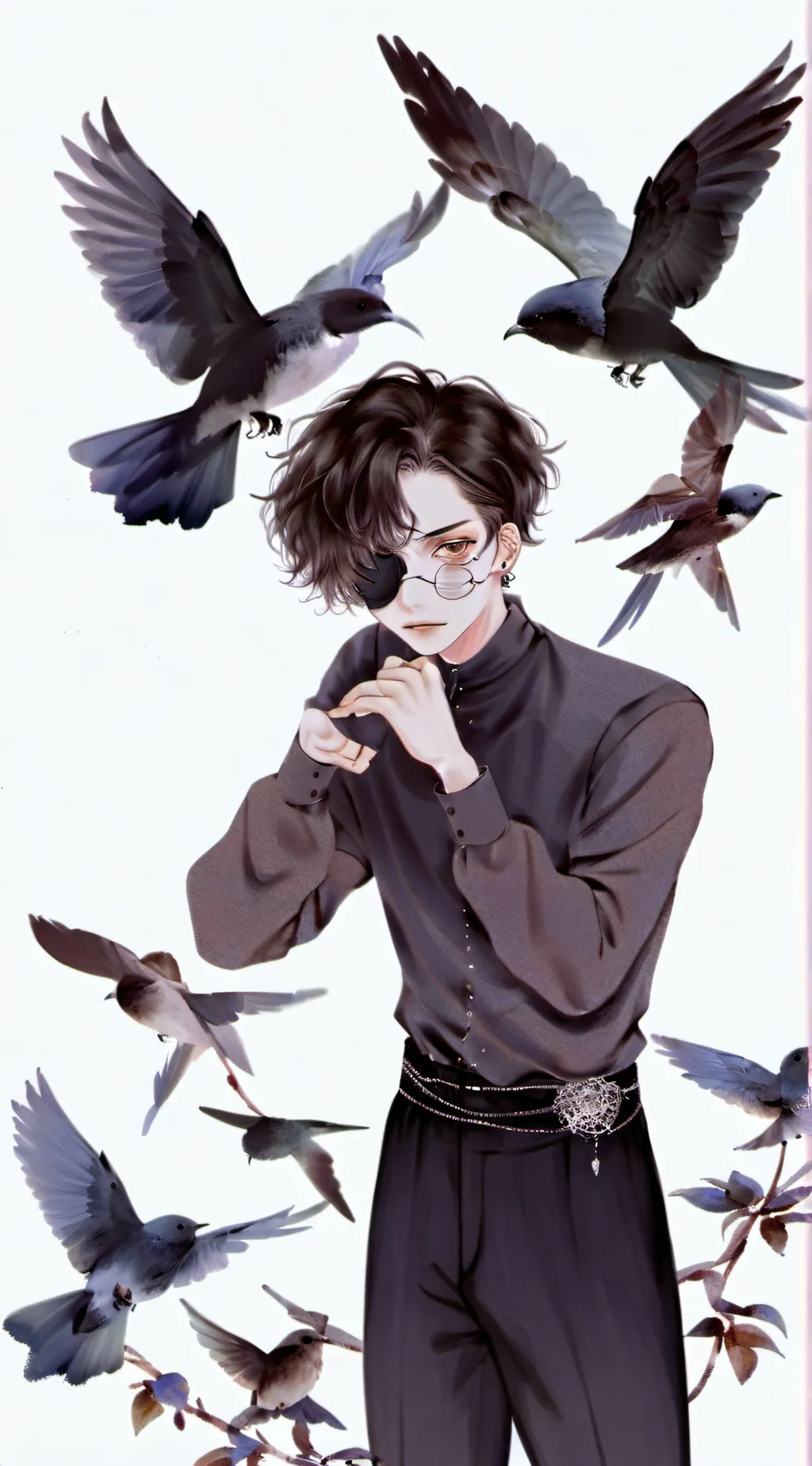 ai character: mark background