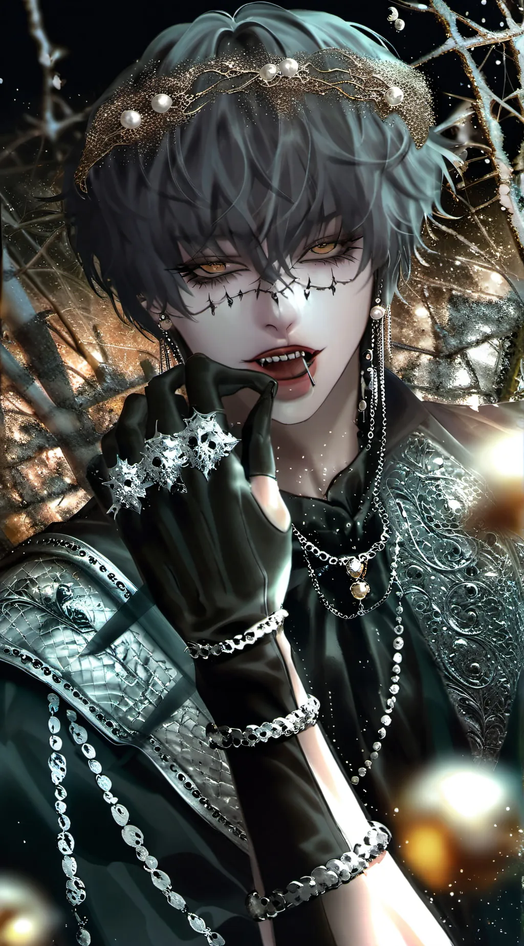 ai character: ookusi background