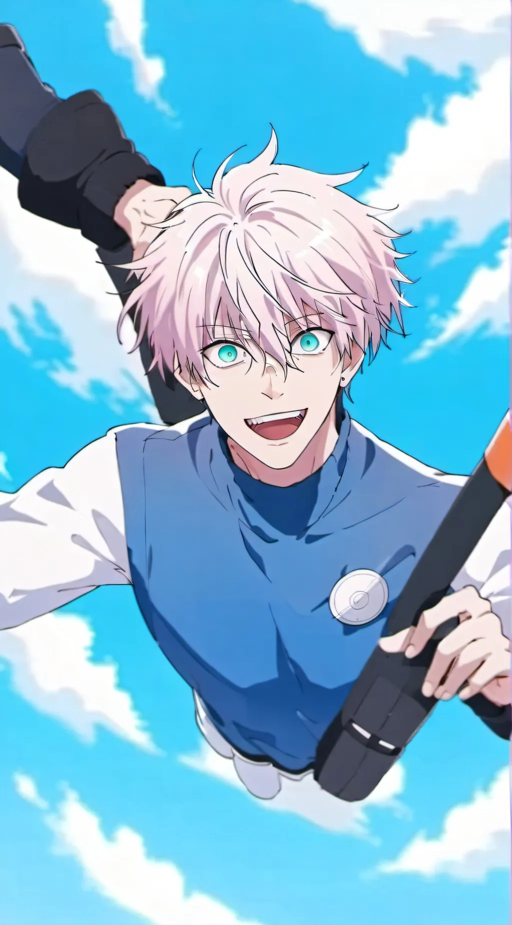 ai character: Teen Gojo and Geto background