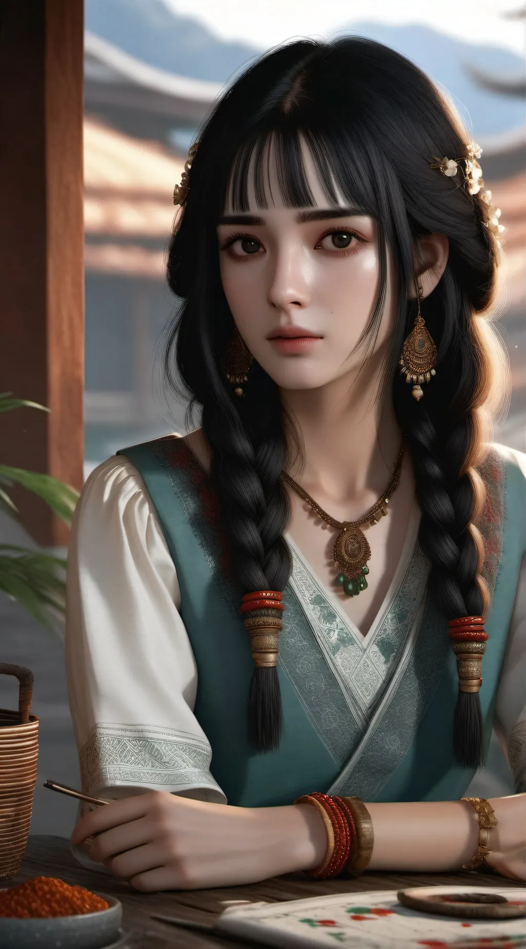 ai character: Mama Rosa background