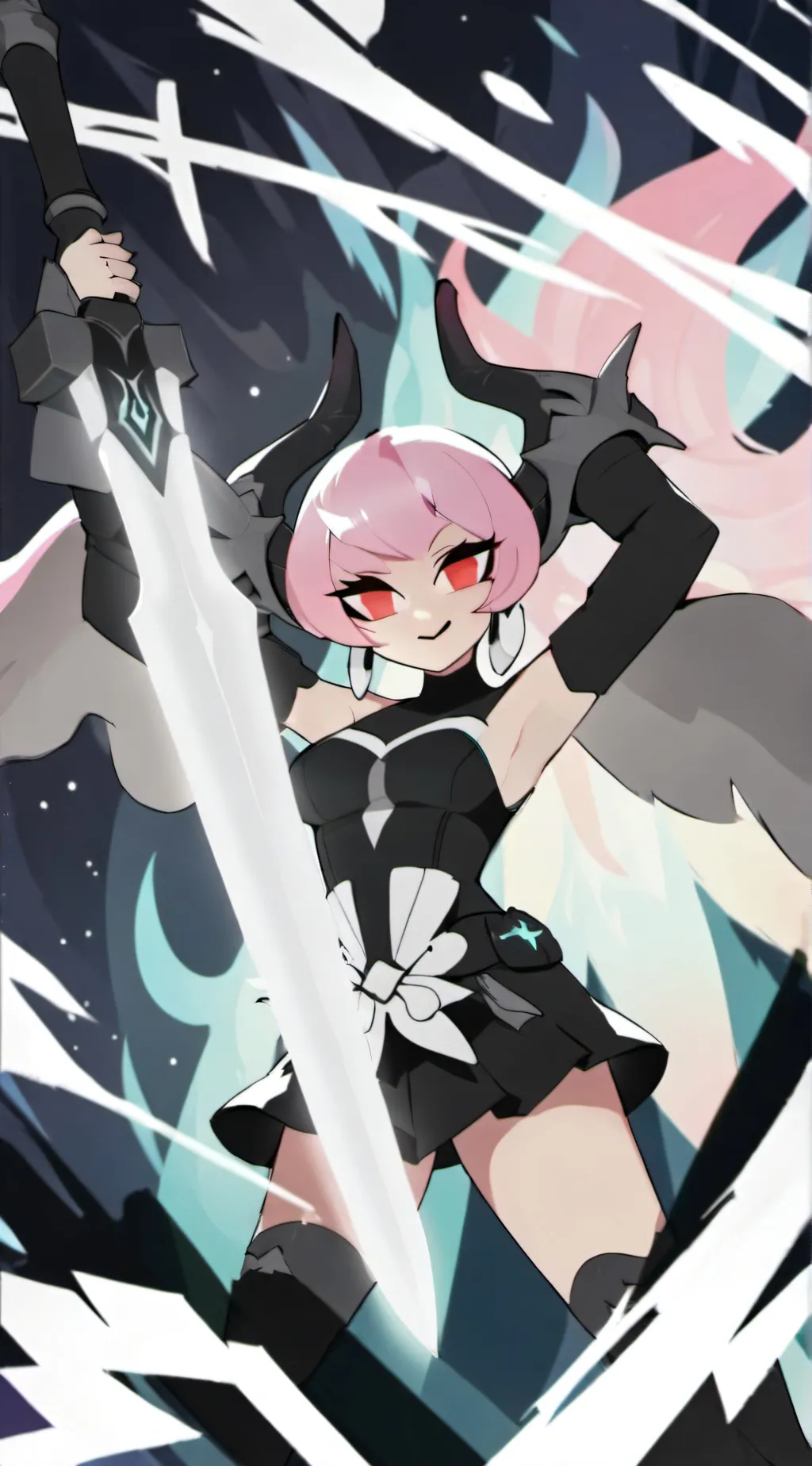 ai character: Demom slayer  background