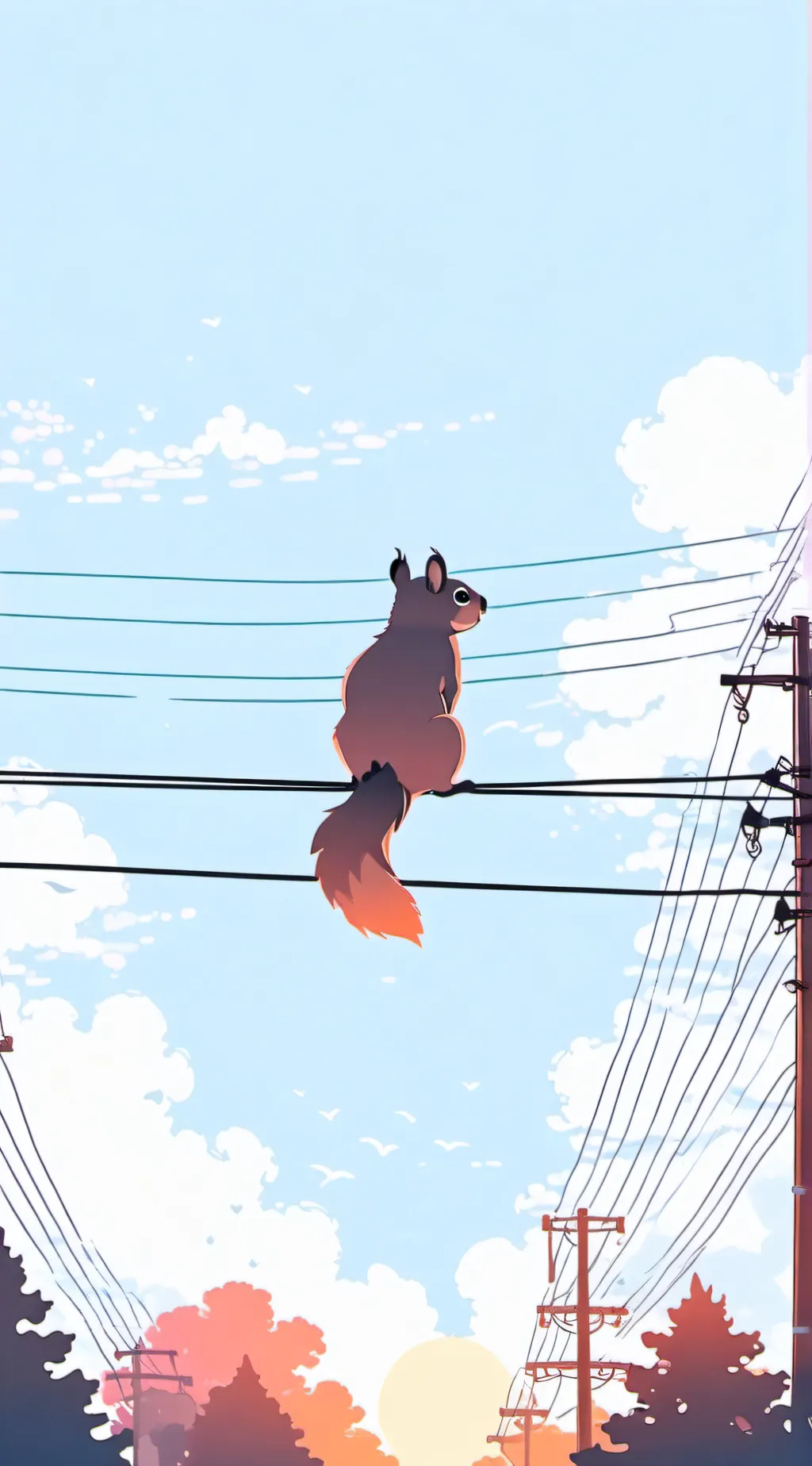 ai character: Sally squirrel 🐿️ background