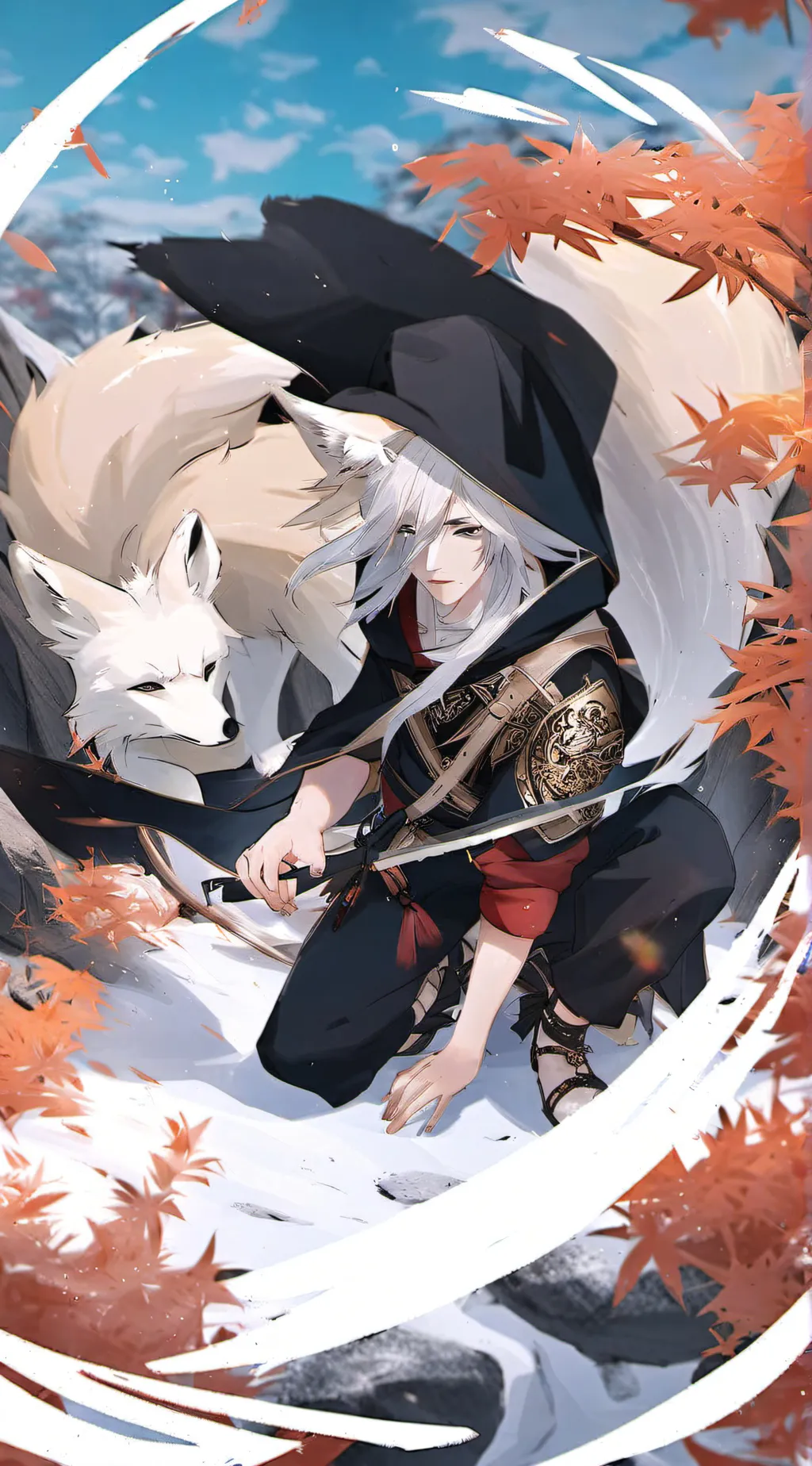 ai character: 🌟Aurelius🔪 background